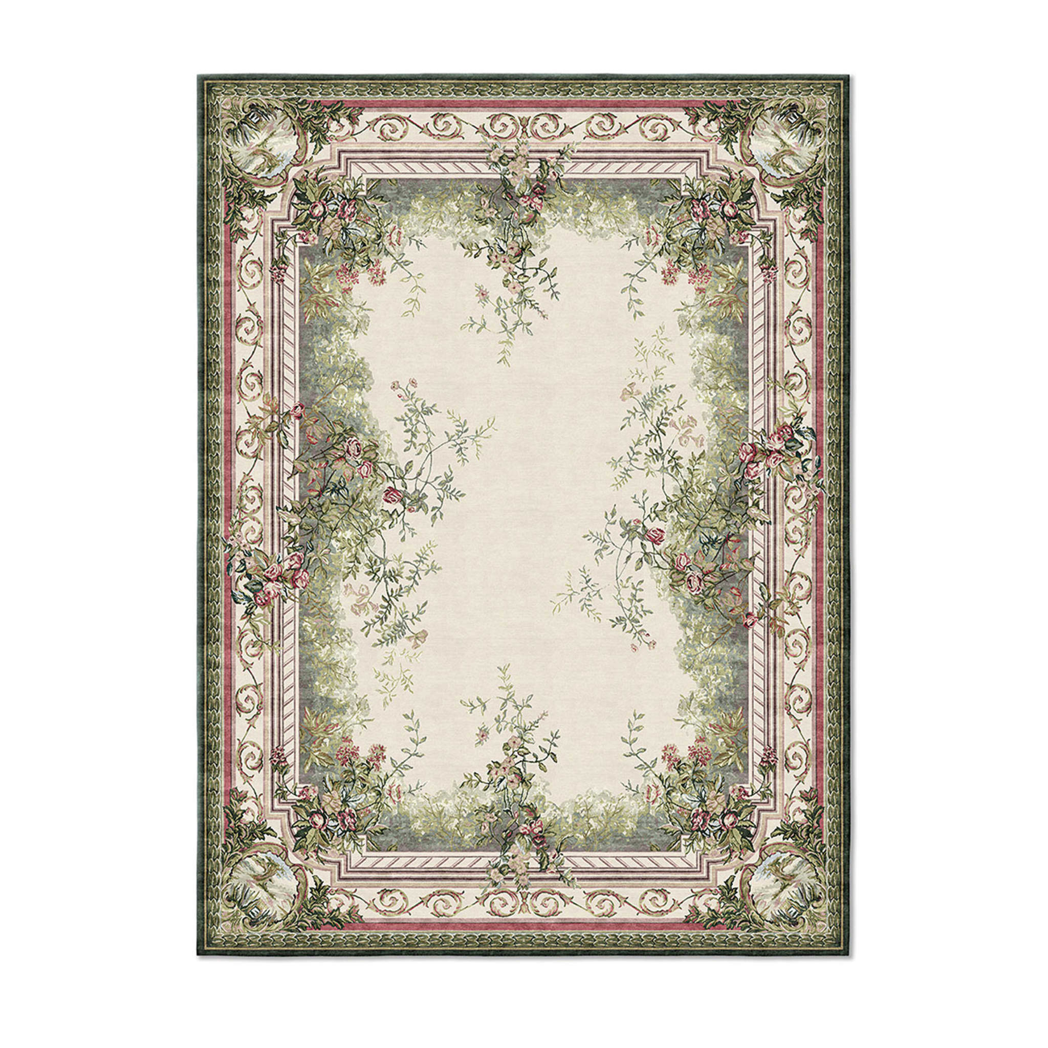 Rosemont Rectangular Polychrome Rug - Main view