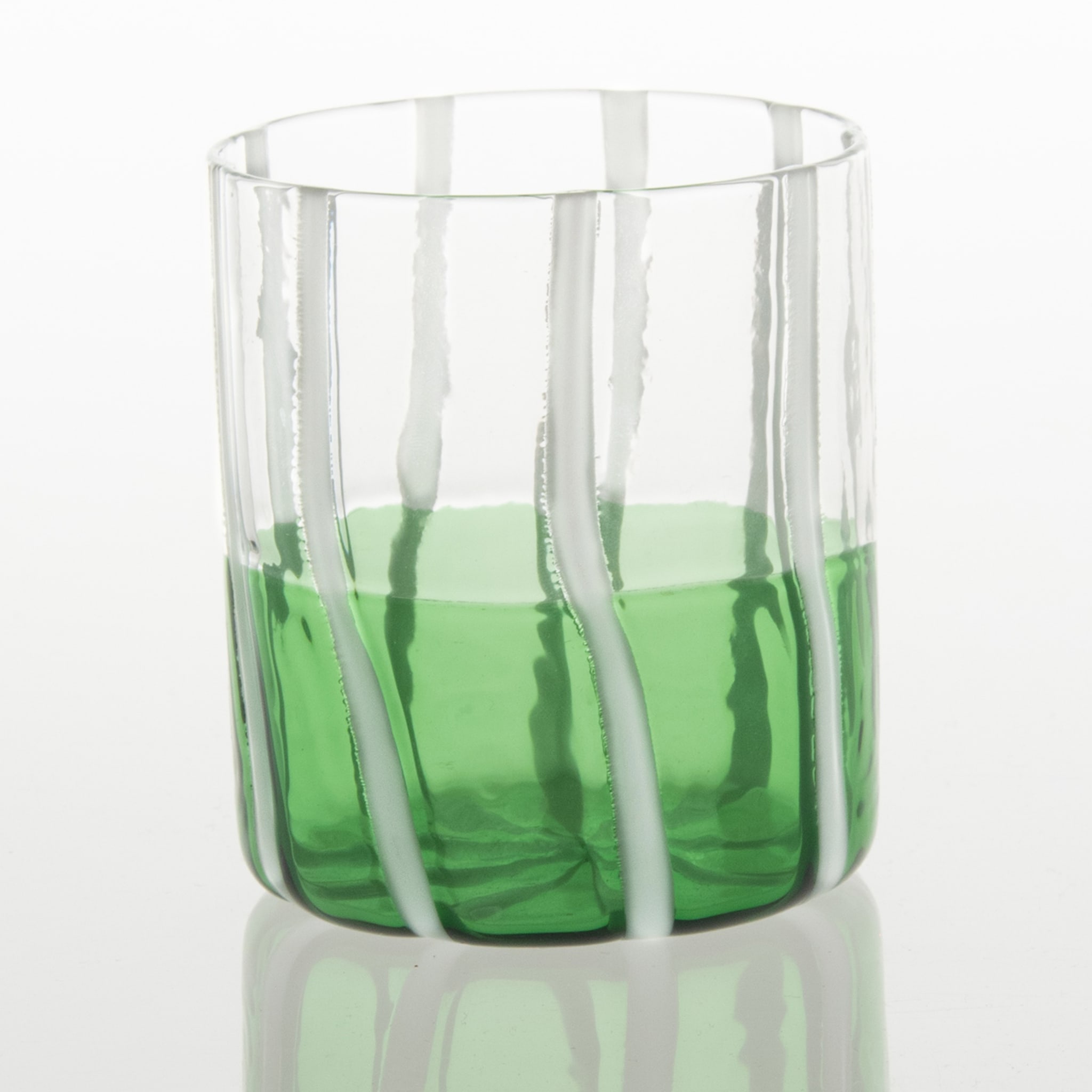 Green & Transparent Mezzo & Mezzo Glass - Alternative view 1