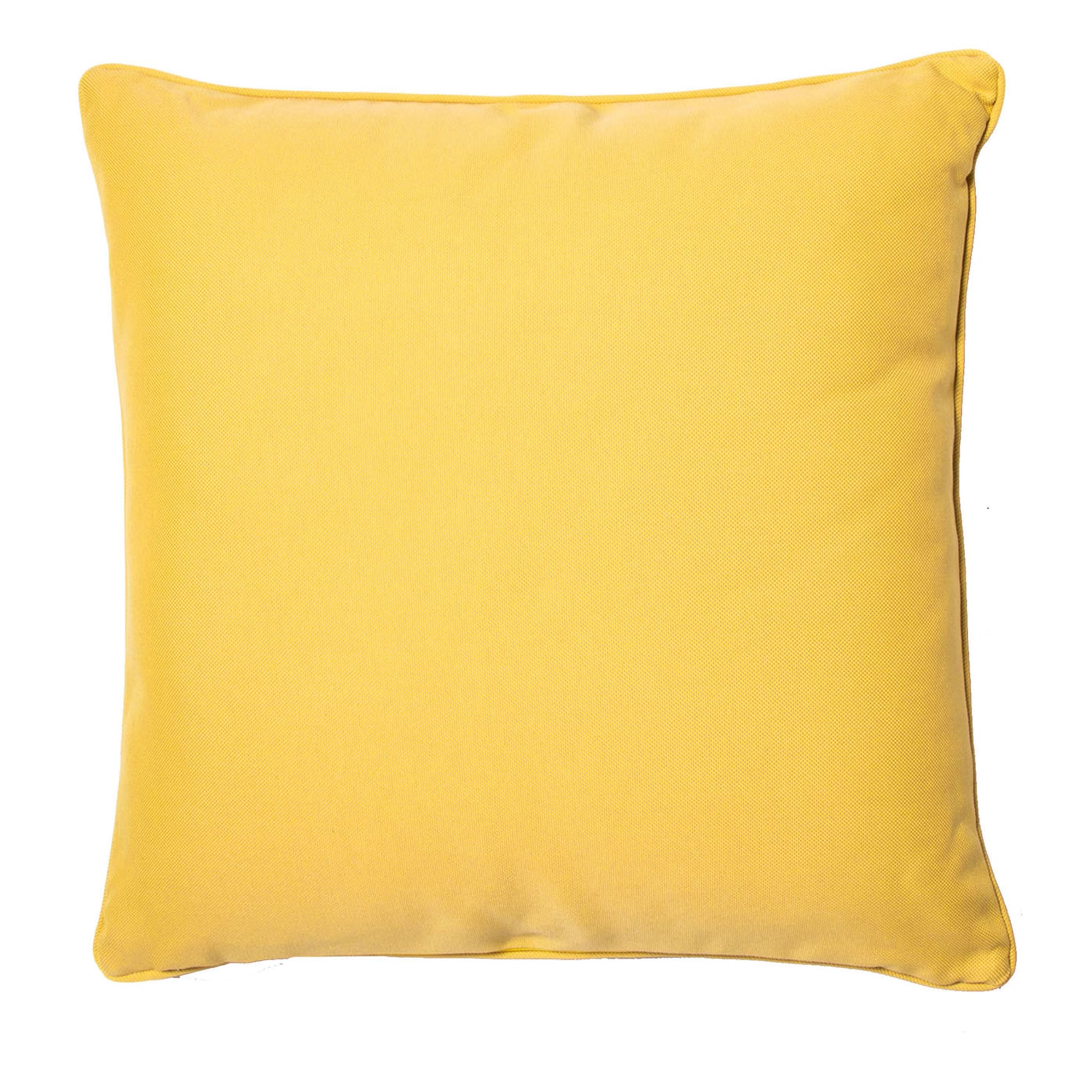 Mia Lemon Waterproof Large Cushion by Luciana Gomez - Alternative view 1