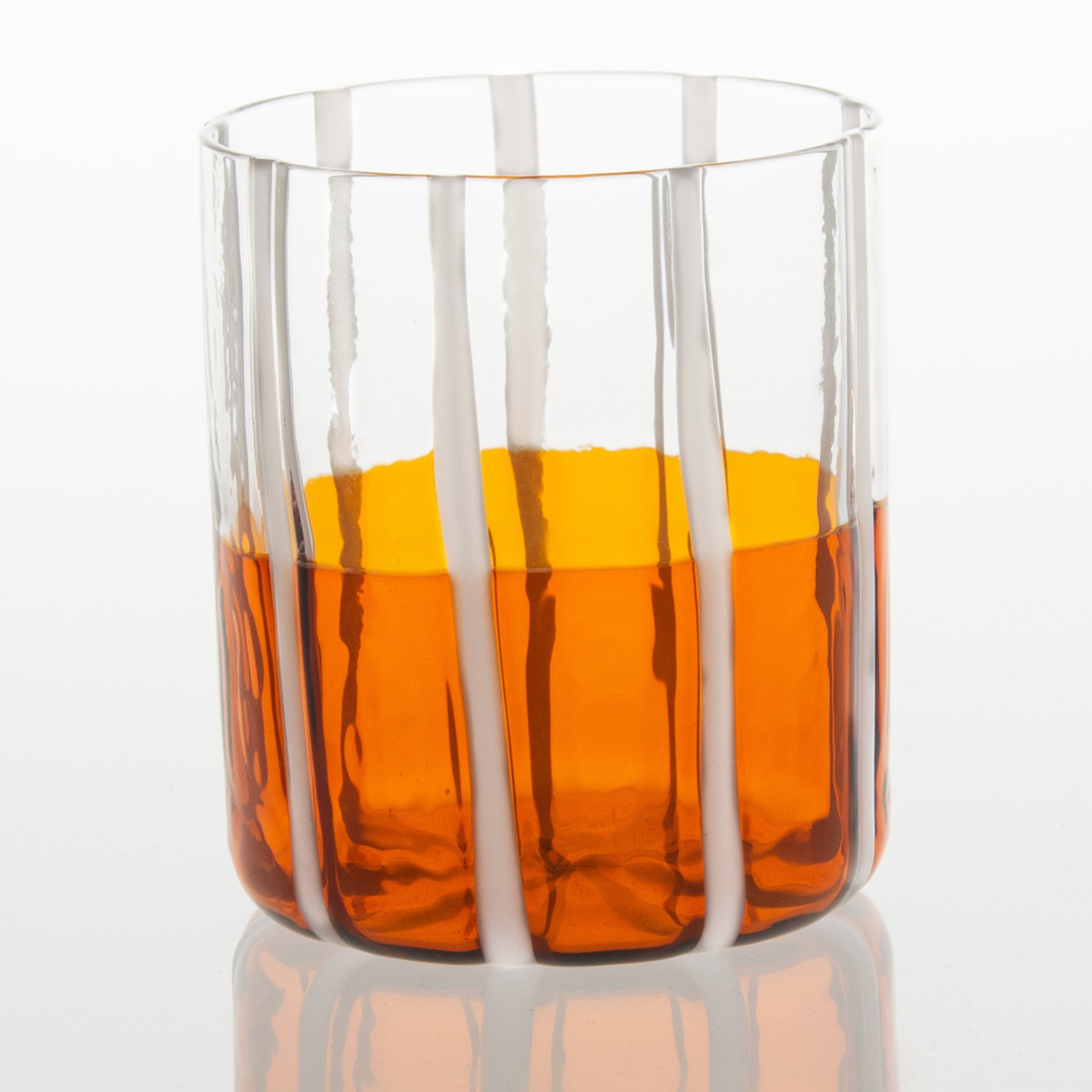 Orange & Transparent Mezzo & Mezzo Glass - Alternative view 3