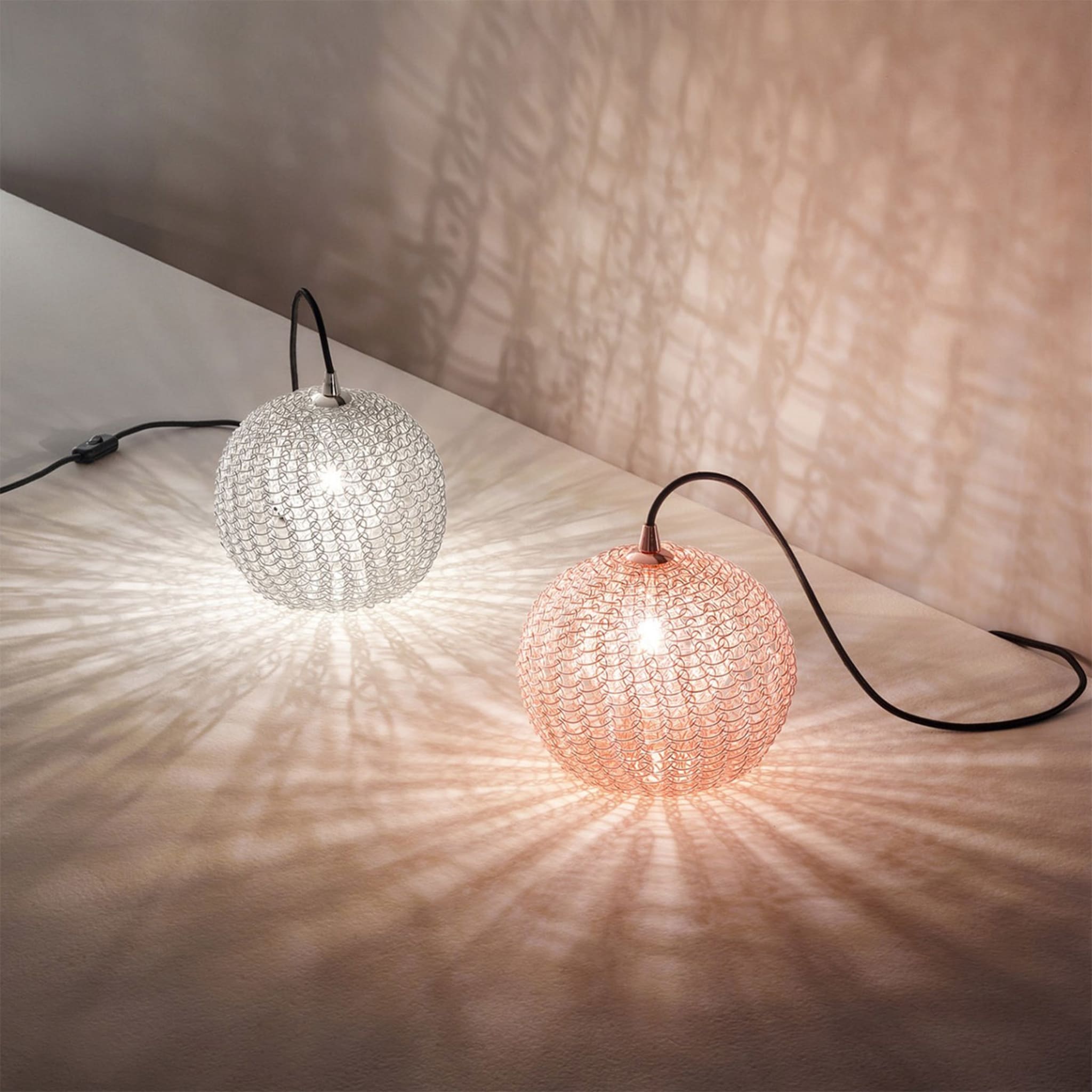 Luce Silver Floor Lamp - Alternative view 1