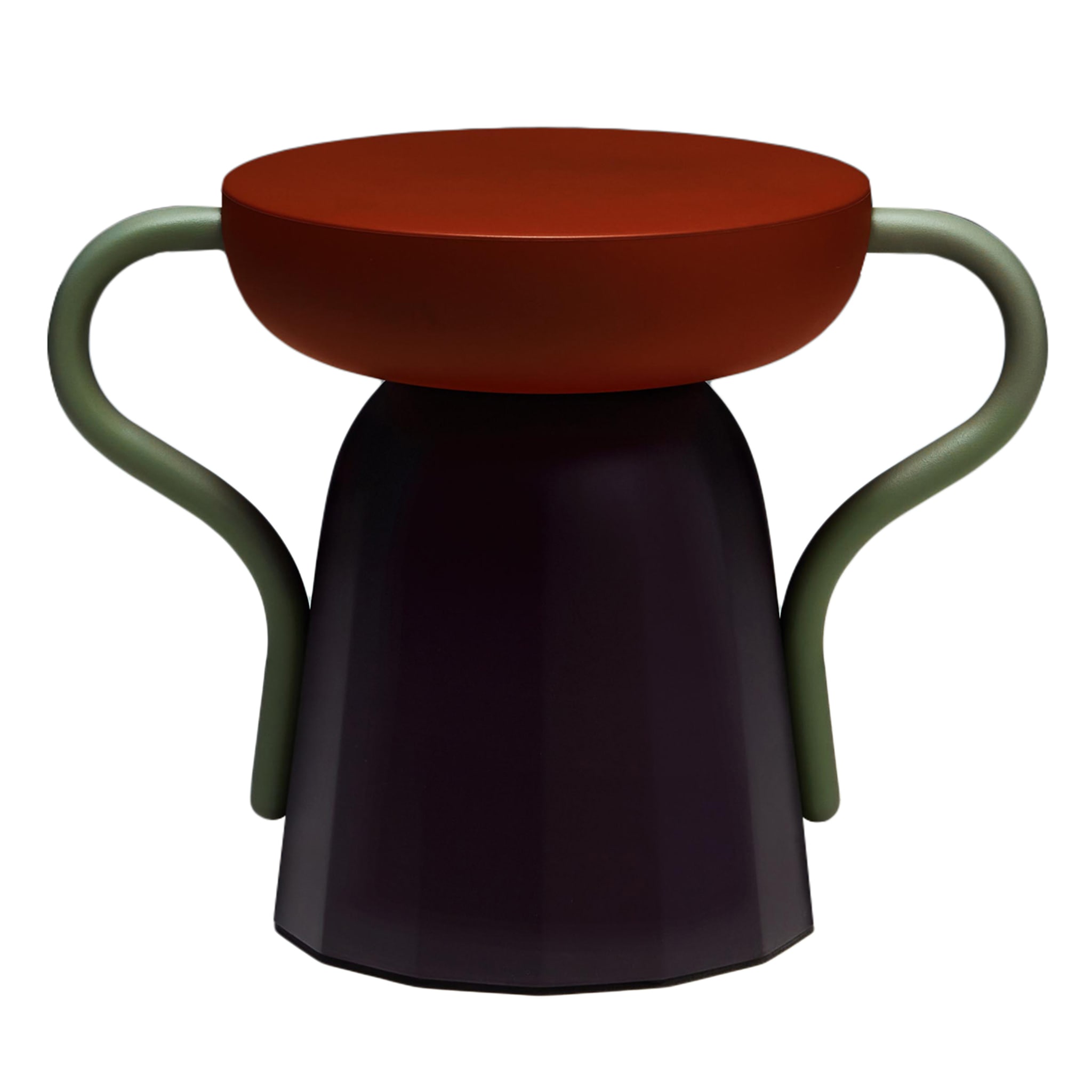 Allié Red Stool by Luca Nichetto - Main view