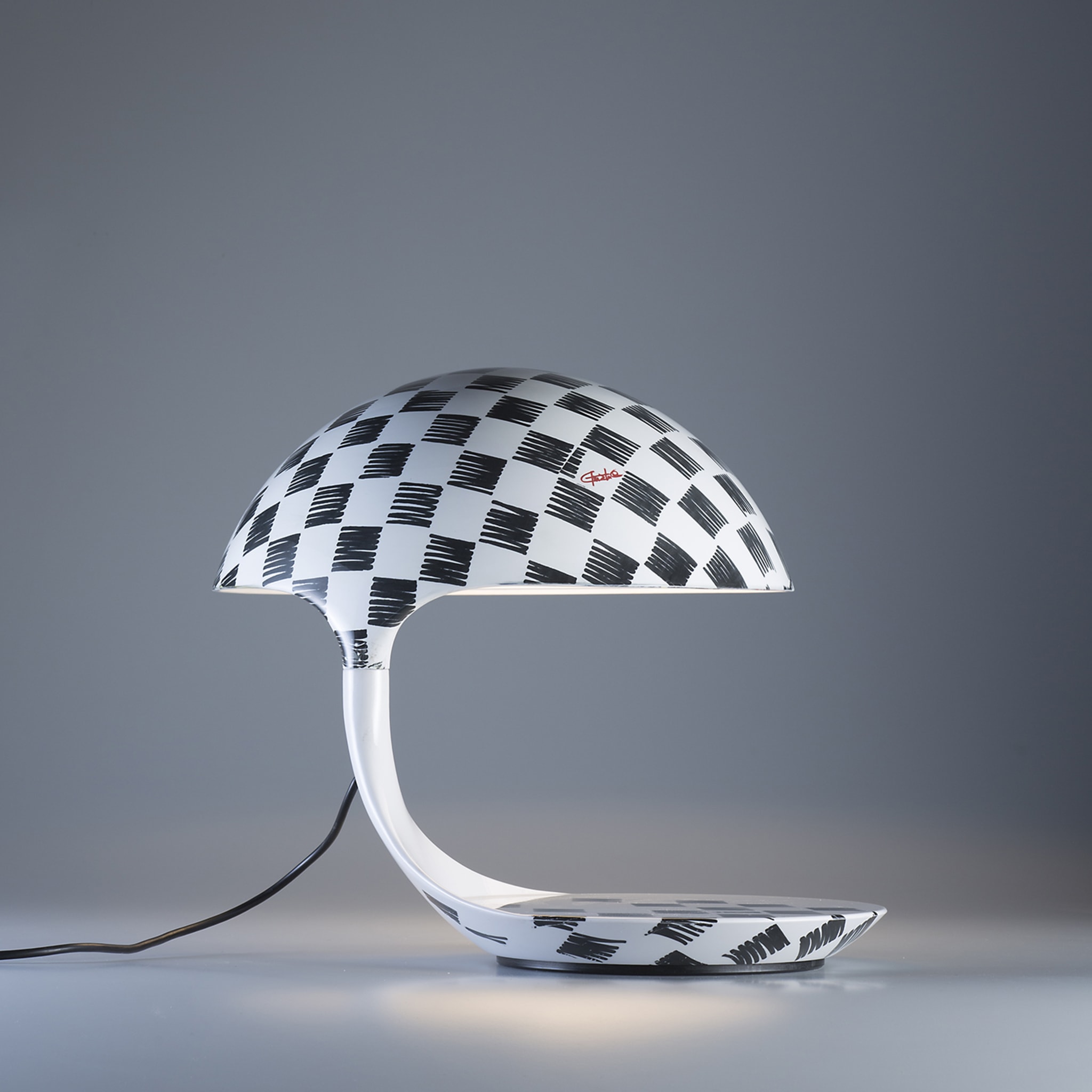 Cobra Texture Checkered Table Lamp by Emiliana Martinelli - Alternative view 3