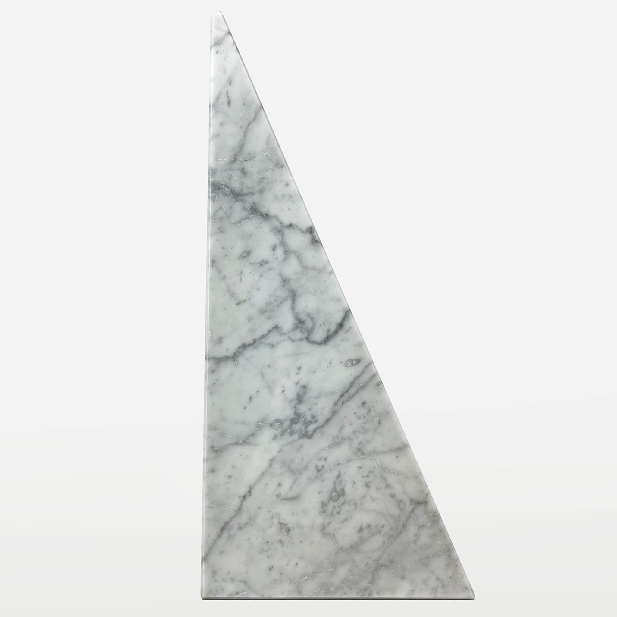 Aria White Carrara Marble Bookend - Alternative view 1