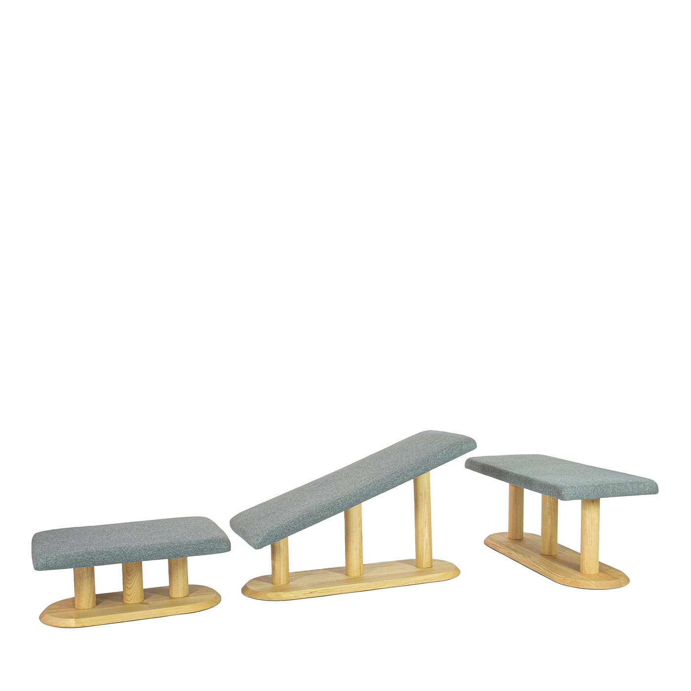 Segni A2 Set of 3 Benches by Lanzavecchia and Wai - Orografie