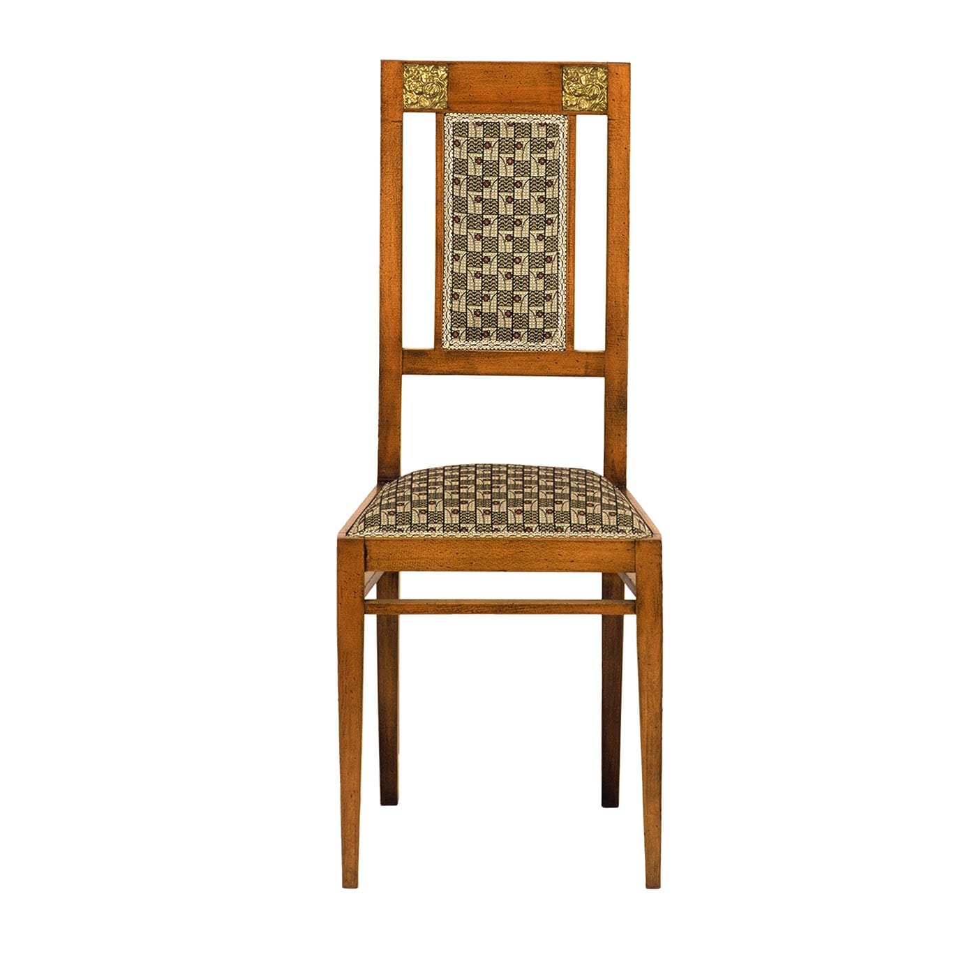 Italian Art Nouveau-Style Beech Chair - Cugini Lanzani