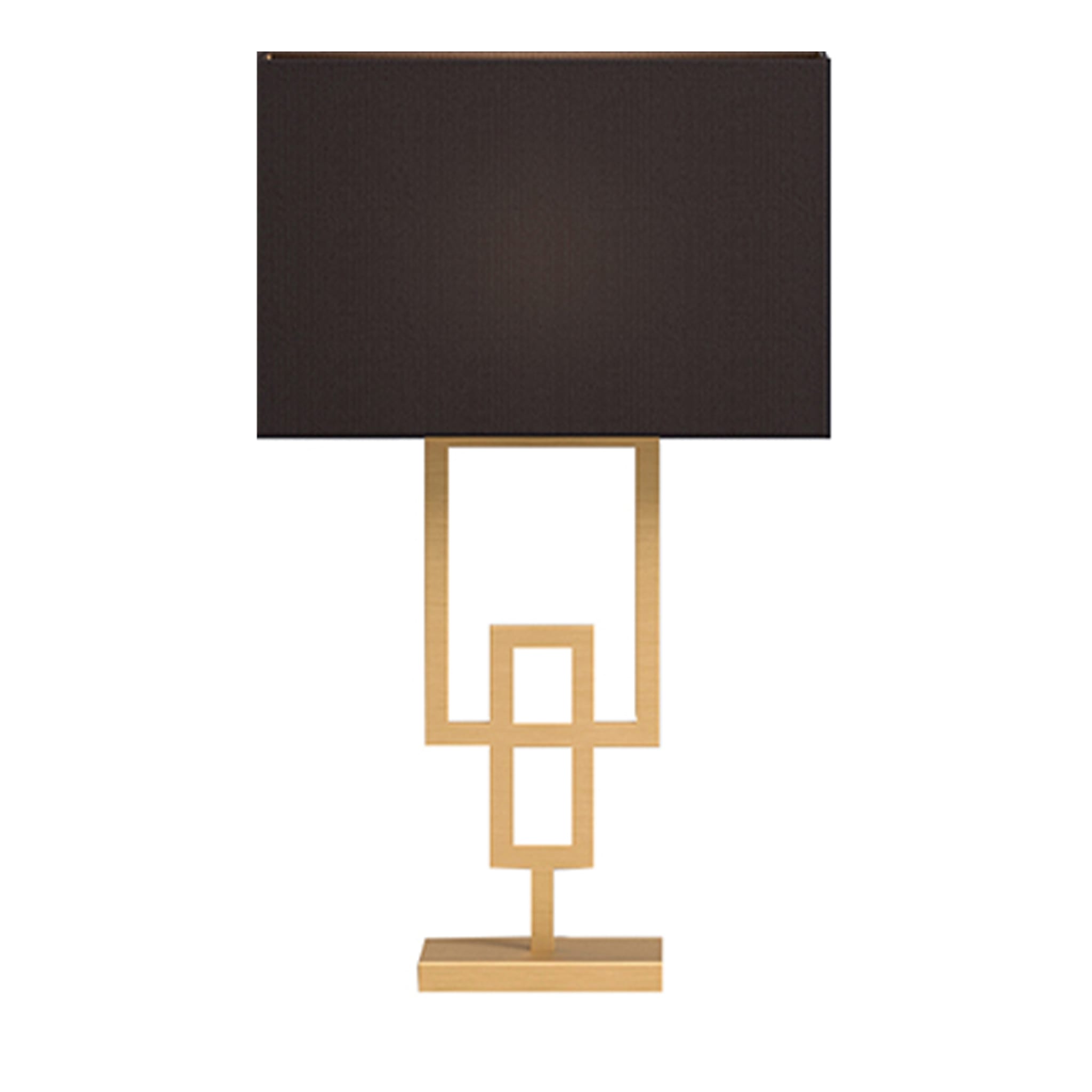 Lampada da tavolo Lazeby oro e marrone - Vista principale