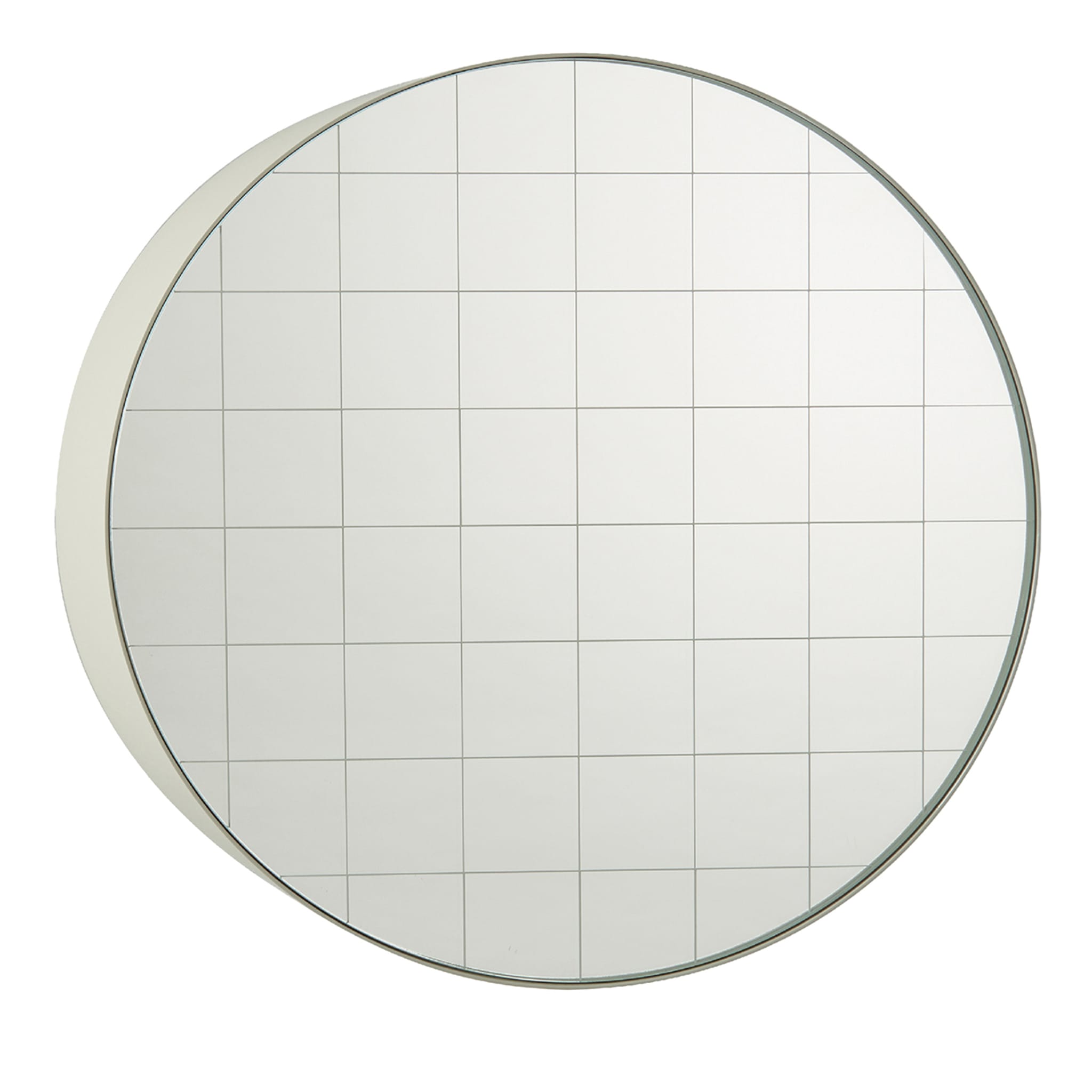 Centimetri Gray Round Mirror - Main view