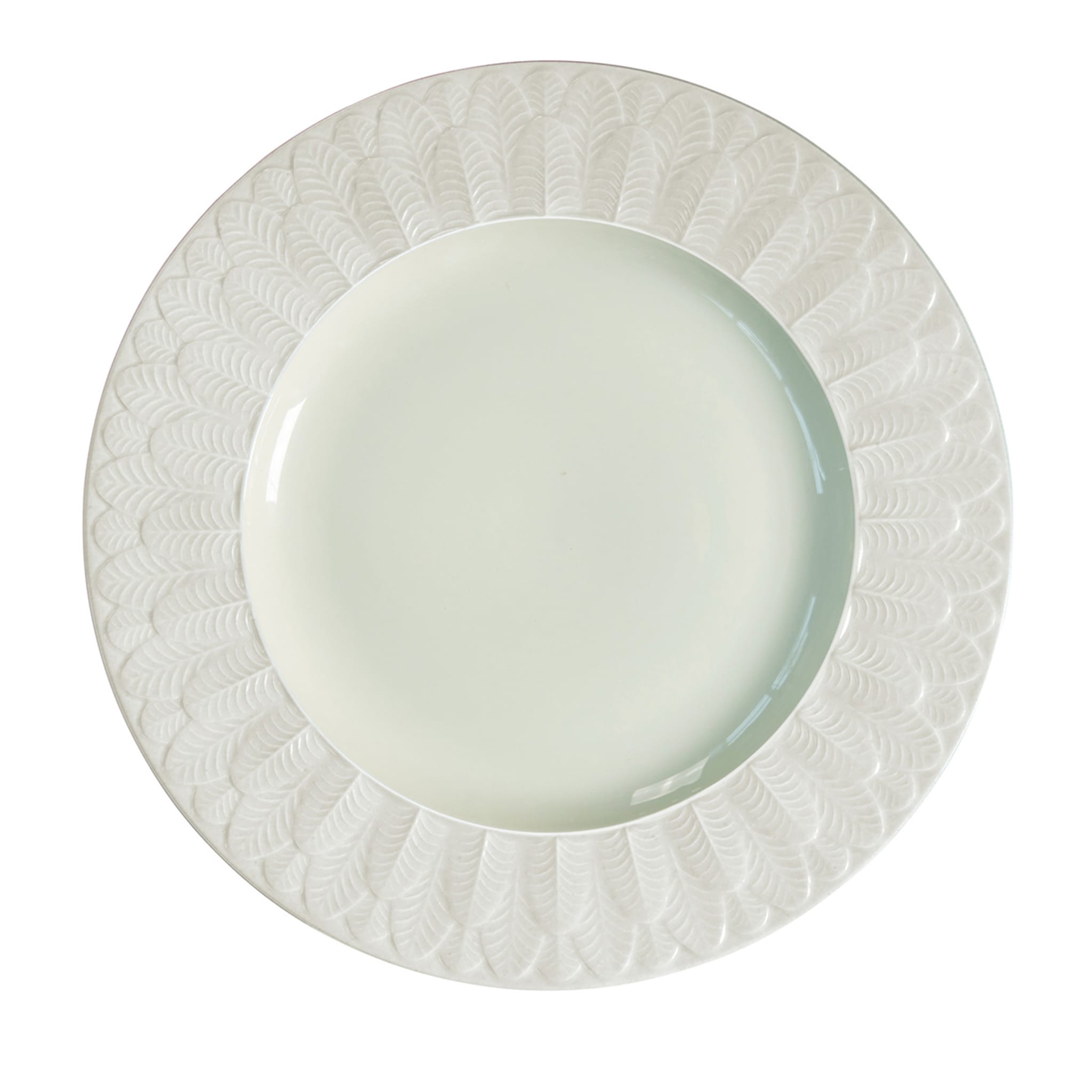 PEACOCK LAY PLATE - WHITE  - Main view