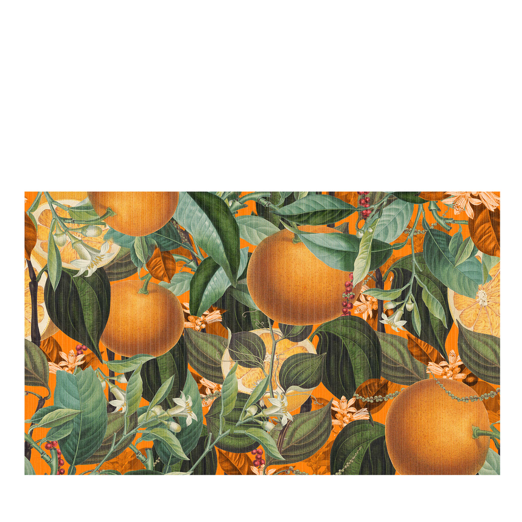 Riesige Orange Tapete von Vzn Studio #2 - Hauptansicht