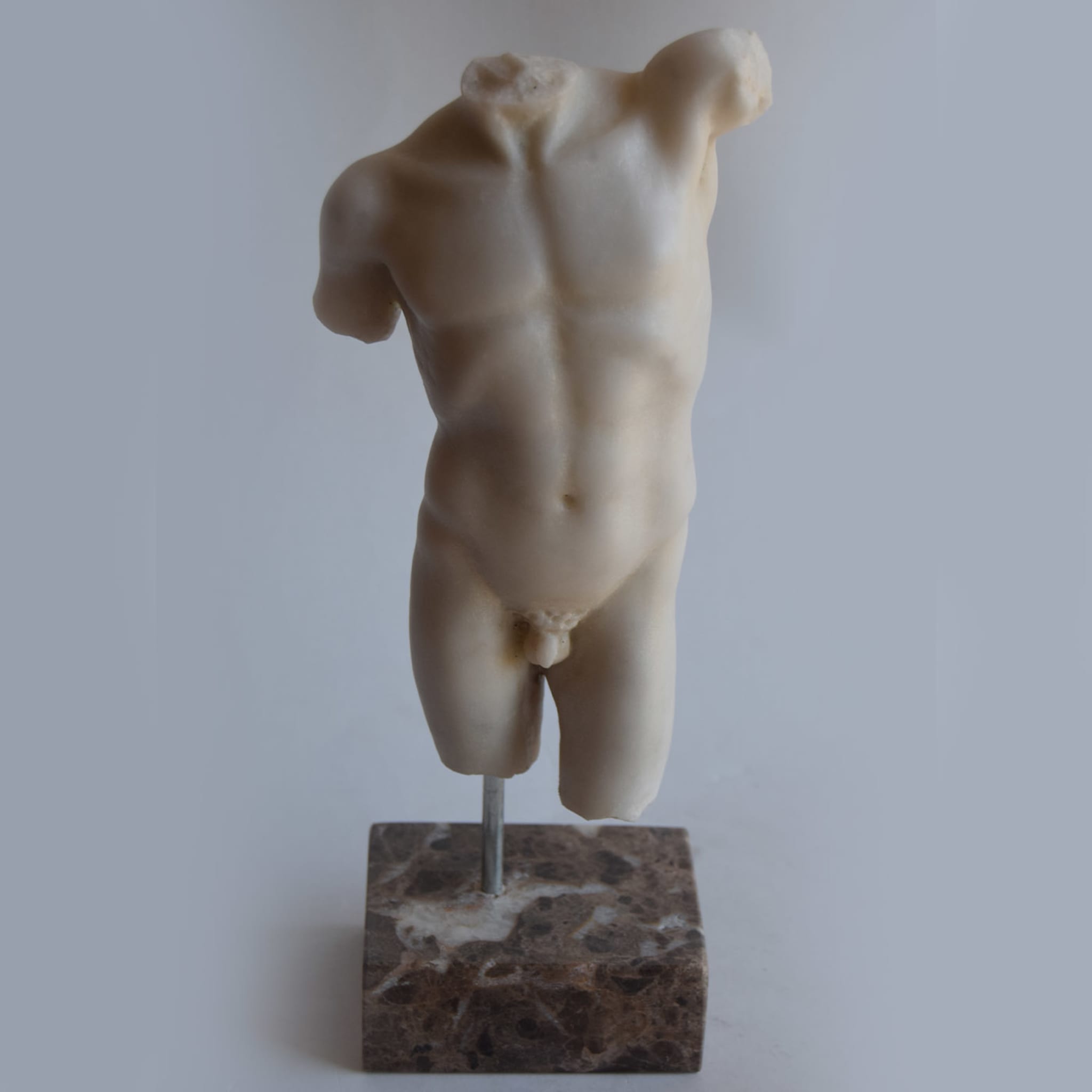 Small Marble Male Torso Sculpture - Alternative view 4