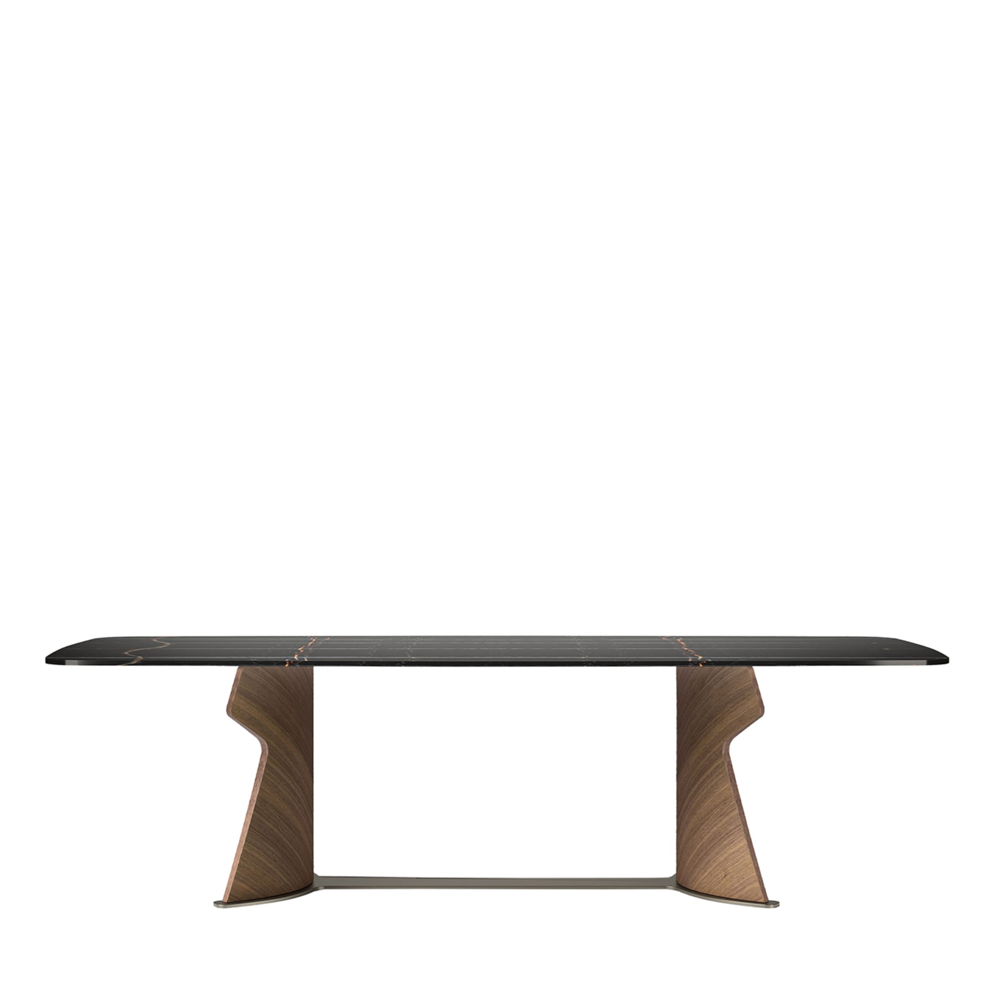 Shape Rectangular Sahara Noir Dining Table - Main view