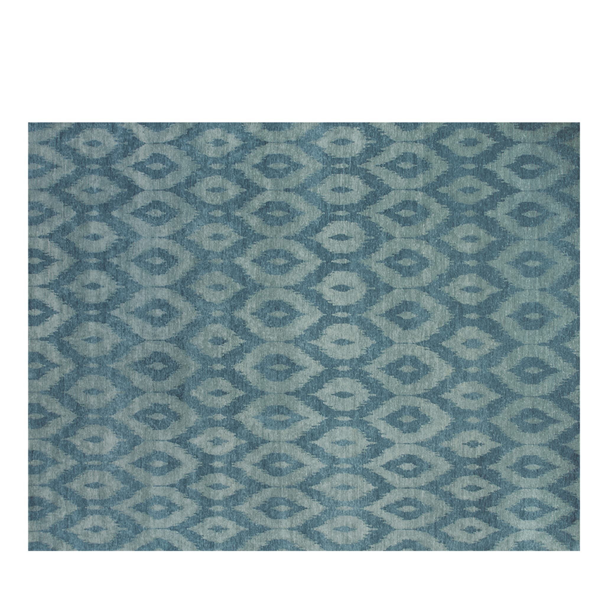 Ikat Handknotted Rug - Main view