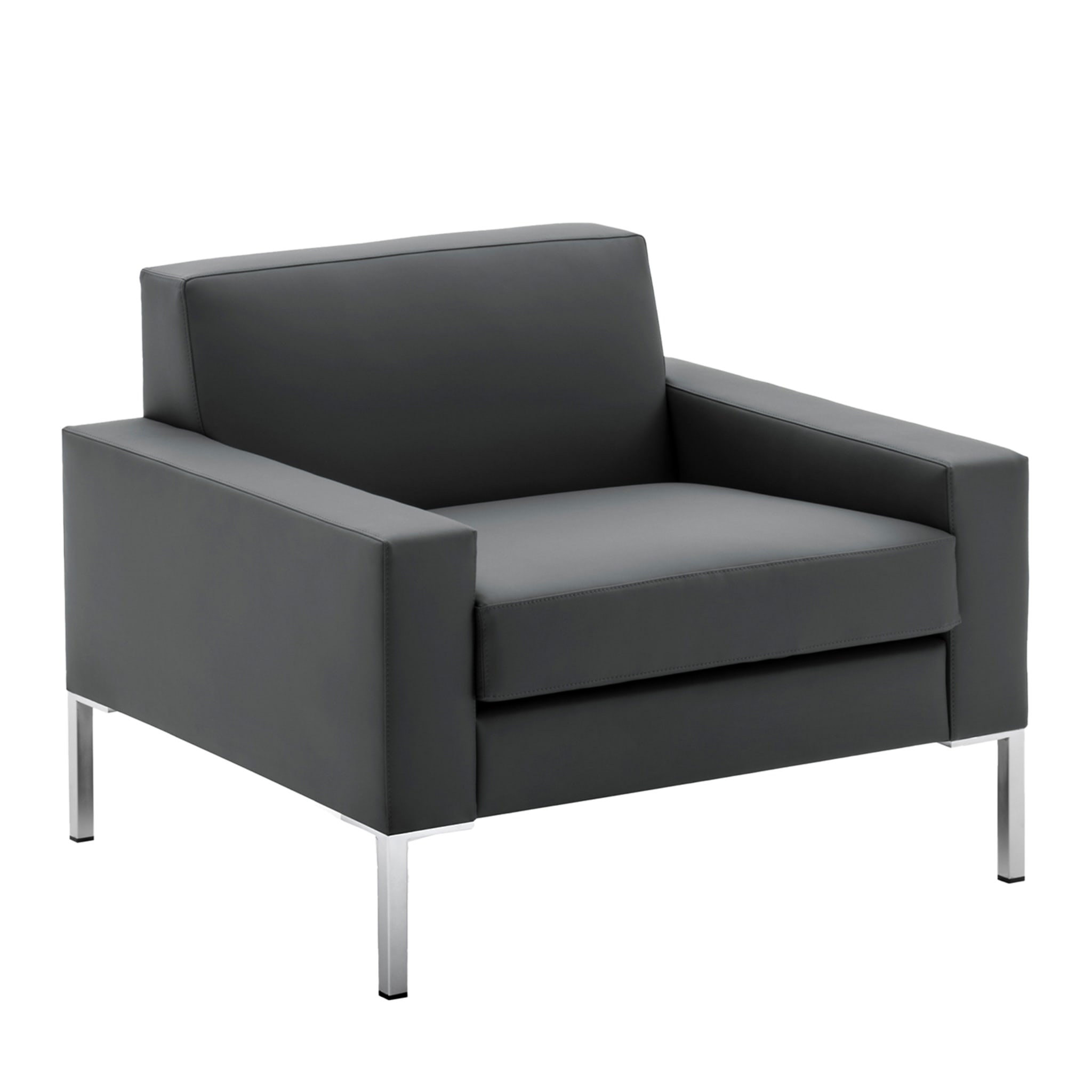 CUBIKO anthracite armchair #2 - Main view