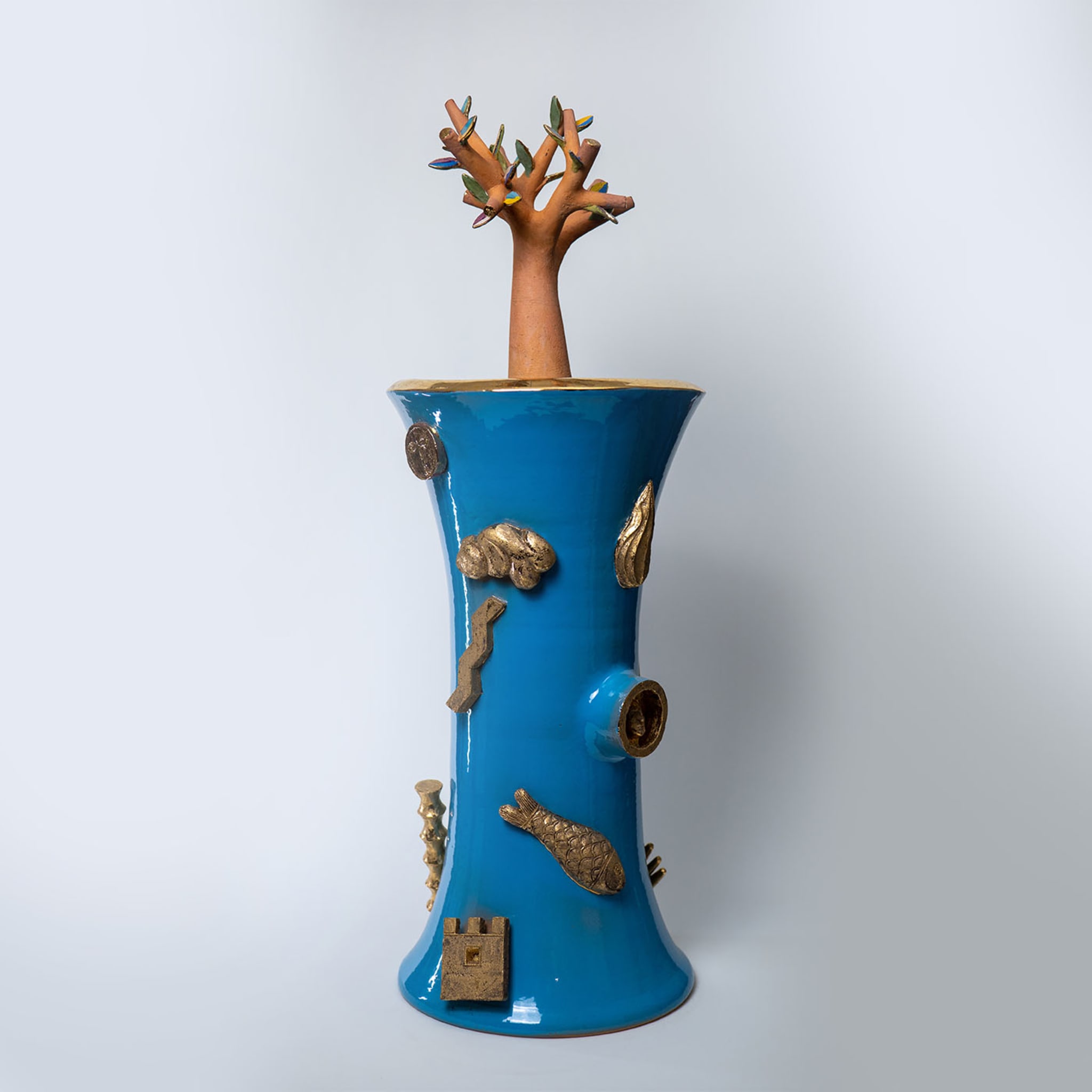 The Tree of All Things Polychrome Sculpture - Alternative view 1