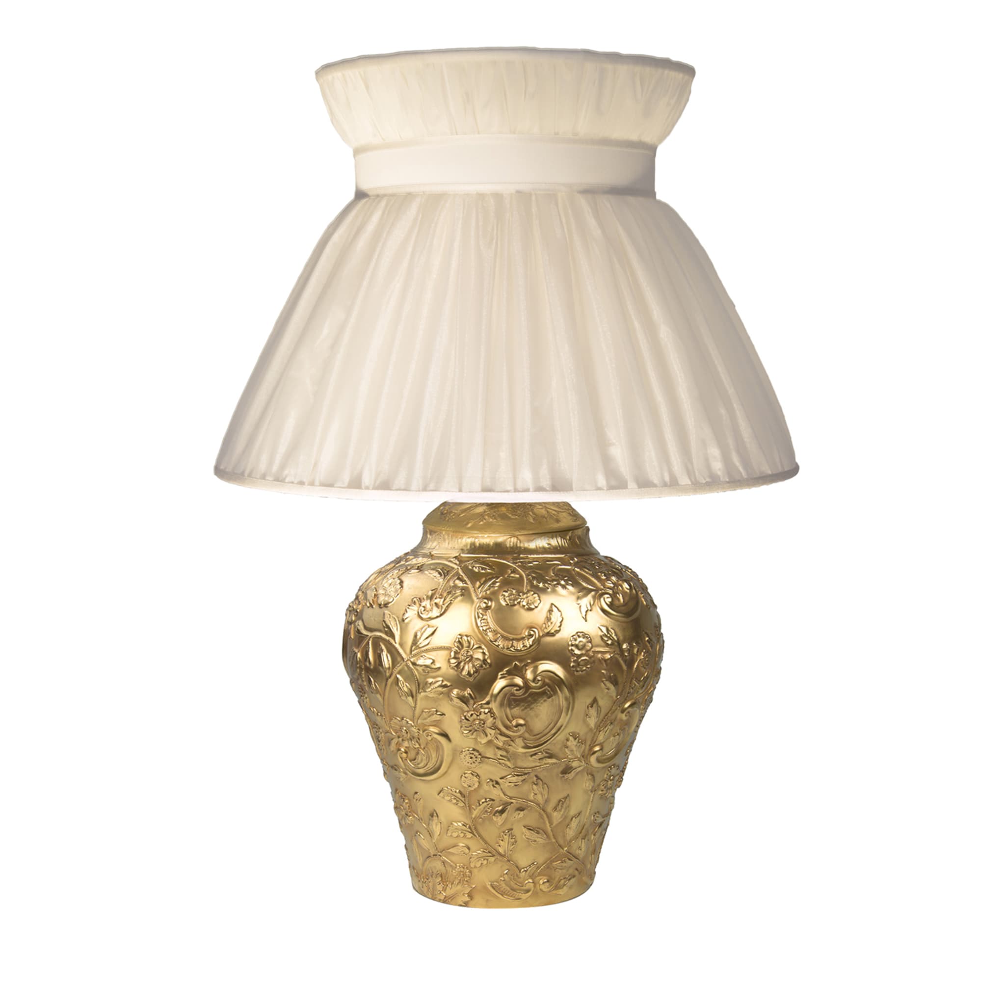 Taormina Small Gold Table Lamp Villari Home Couture