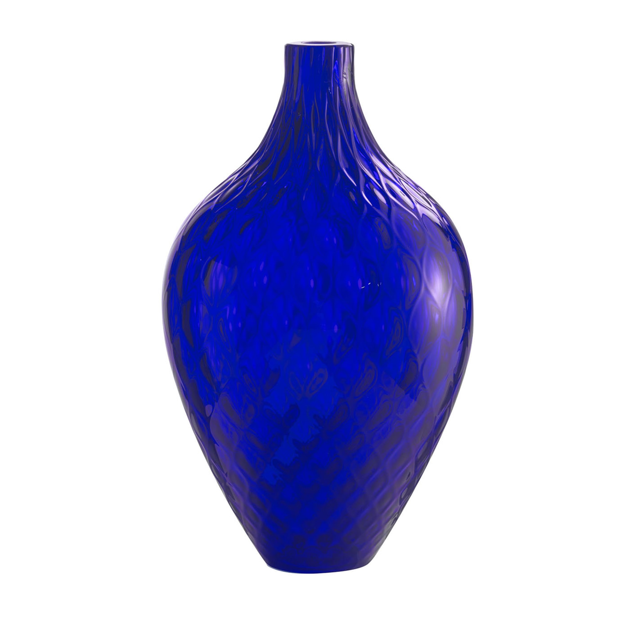 Samarcanda Große Balloton Blau Dekorative Vase - Hauptansicht