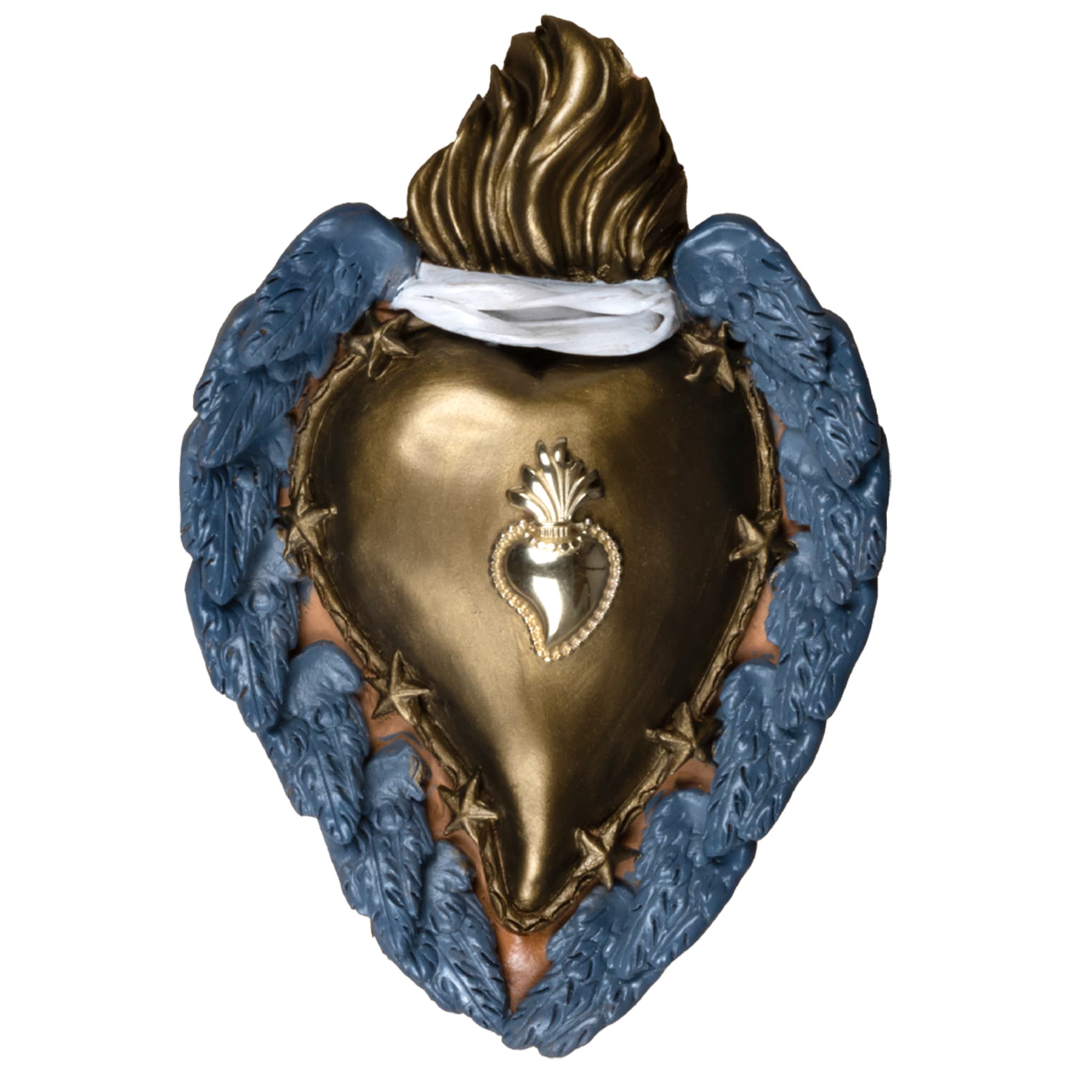 Corazón de cerámica tan espiritual y estelar - Vista principal