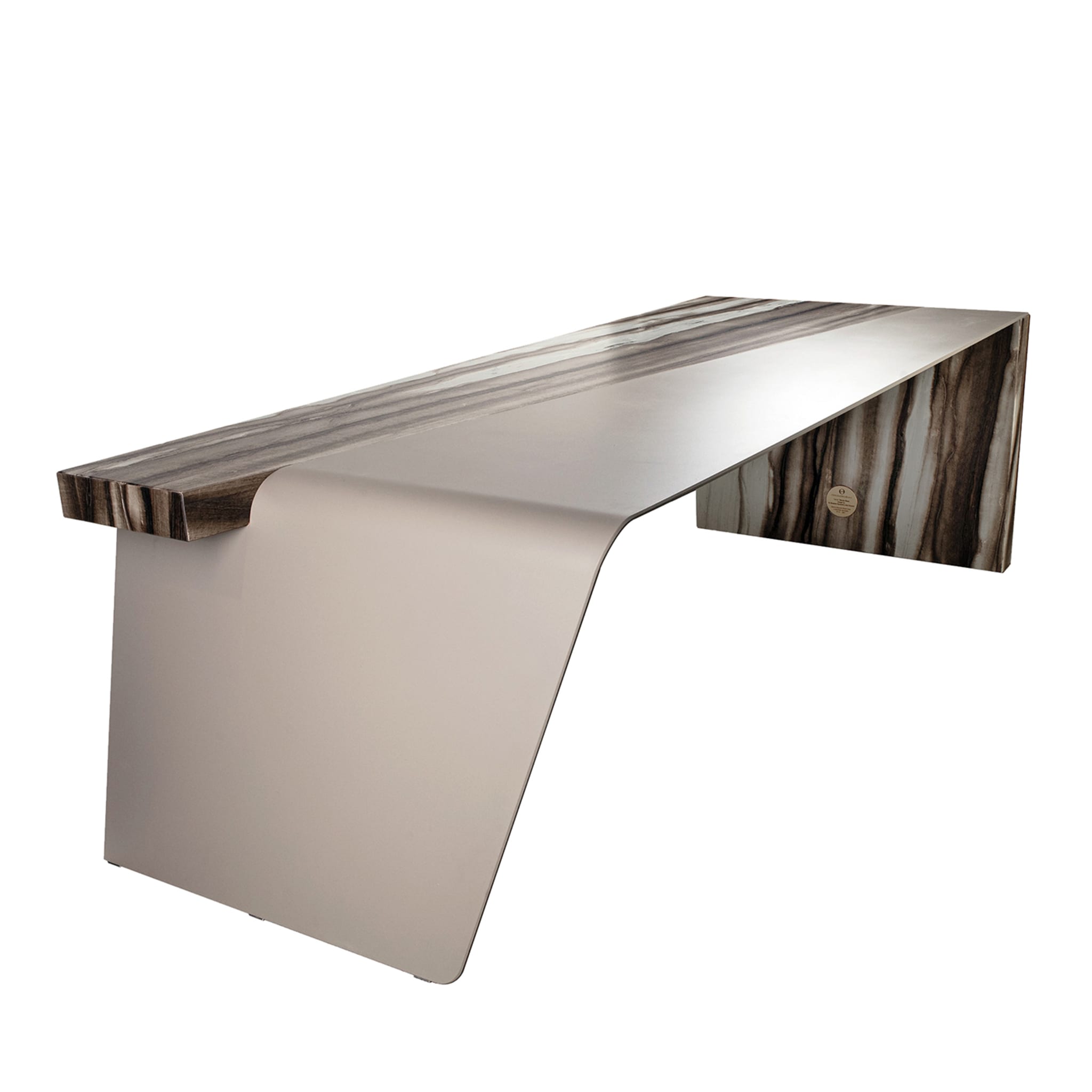 Tabula Rasa N°1 Silver Table by MM Design  - Main view