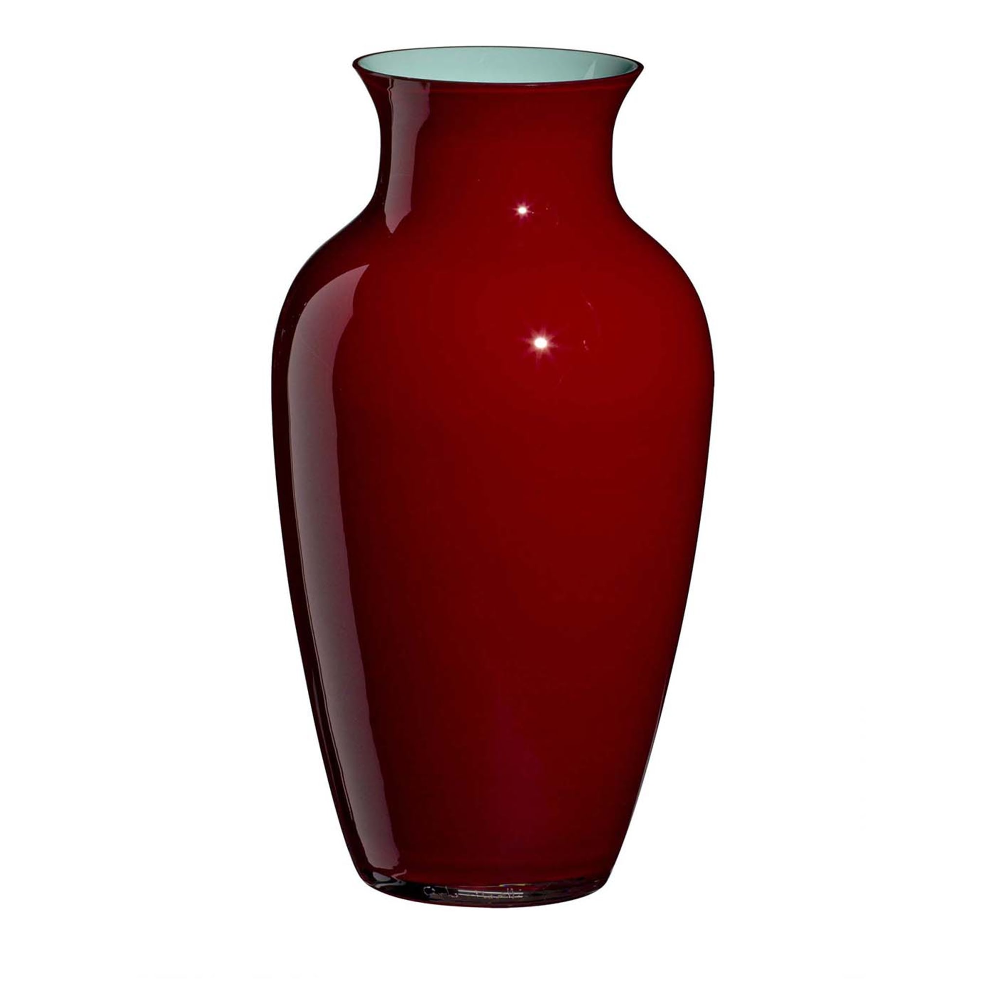 I Cinesi Red and White Vase by Carlo Moretti - Main view
