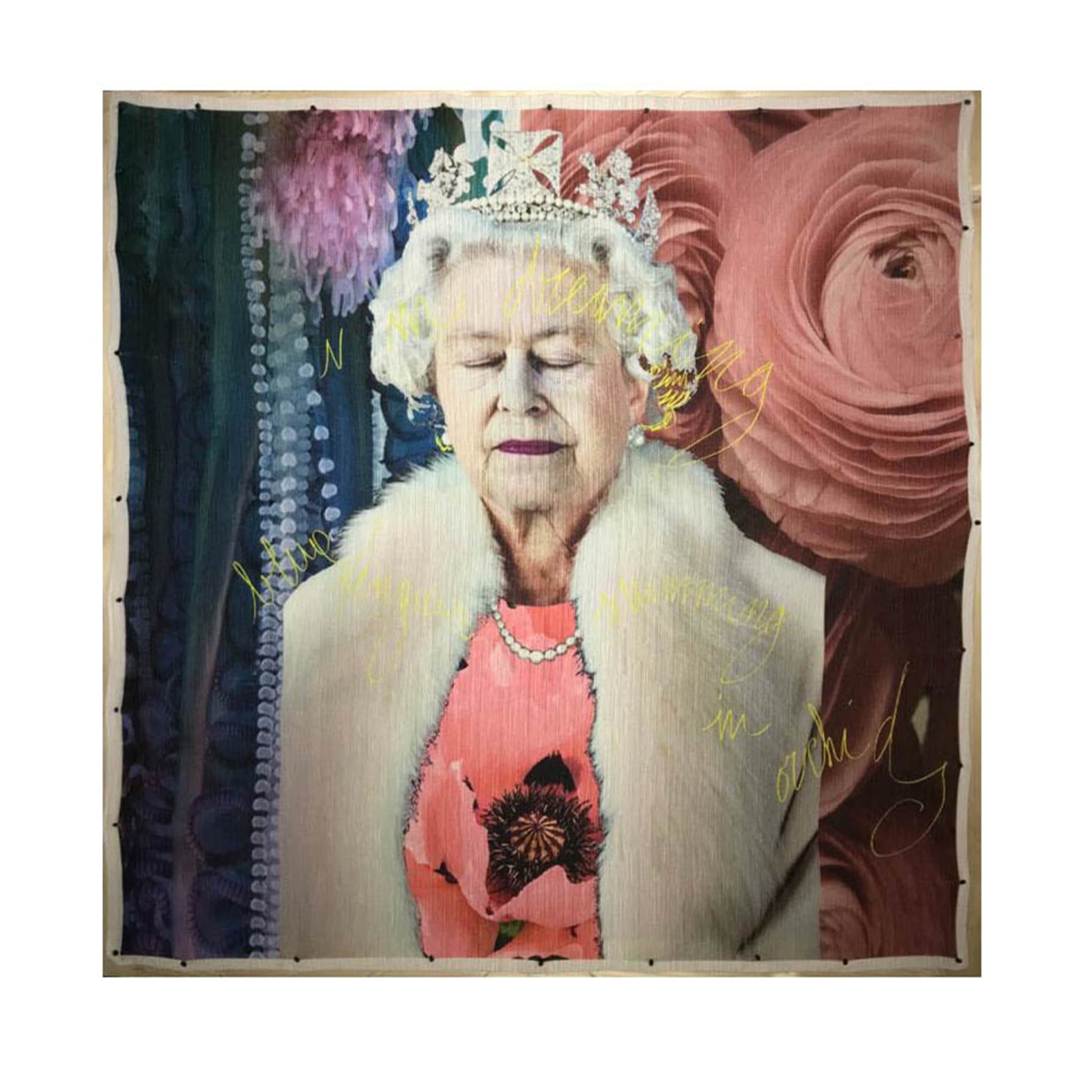 Regina Elisabetta II in Rosa Tapestry Limitierte Auflage - Alternative Ansicht 3