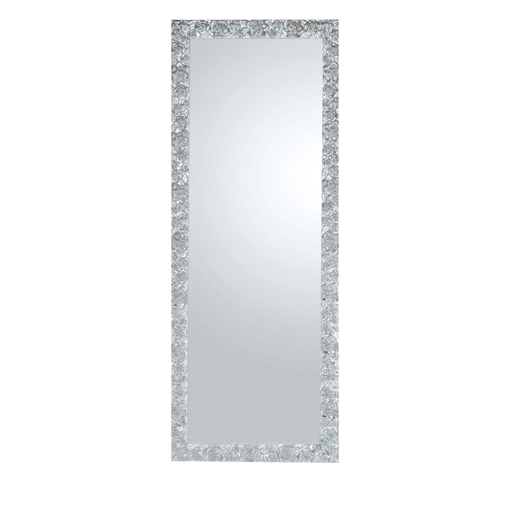 Specchio a figura intera in foglia d'argento rosa Mo.Wa