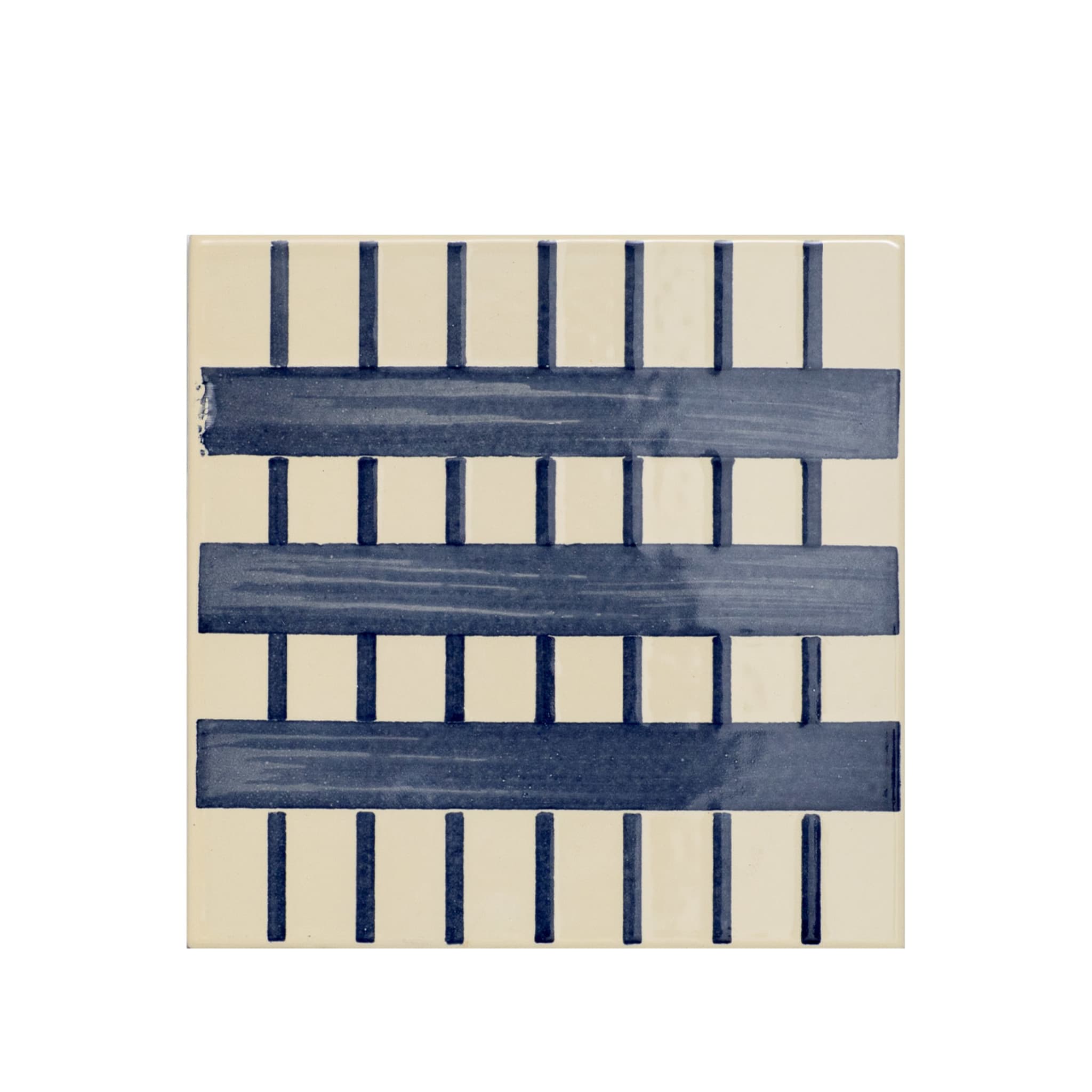 Alfabeto Set of 45 White & Blue Tiles by Margherita Rui - Alternative view 4