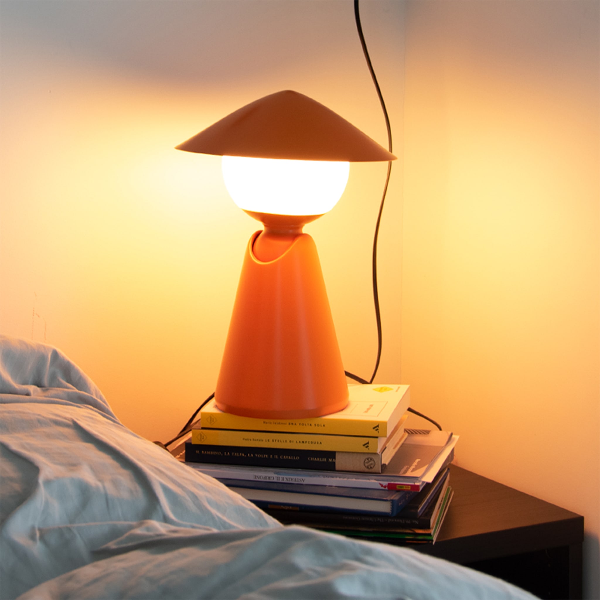 Lampe à poser Big Puddy Orange par Albore Design - Vue alternative 1