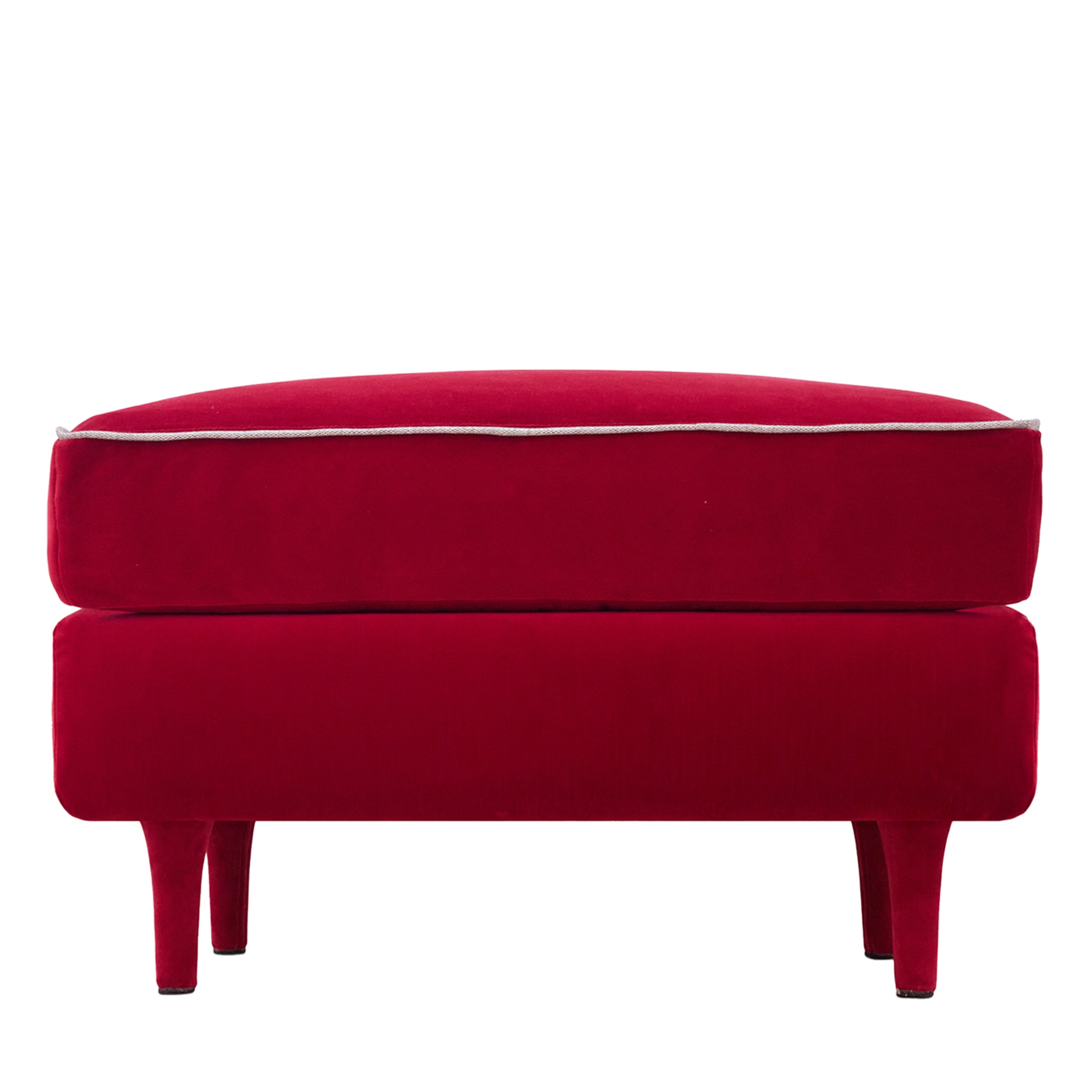 Casquet Ecological Red Passion Velvet Ottoman - Main view