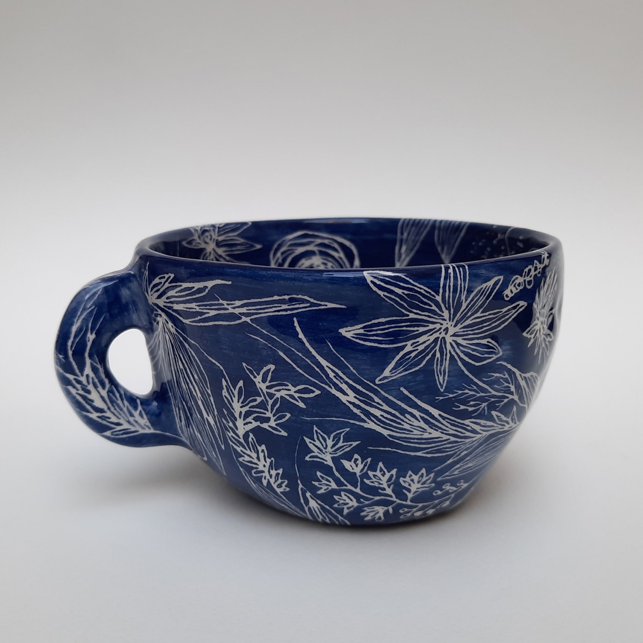 Ricamo Floral Blue Teacup - Alternative view 1