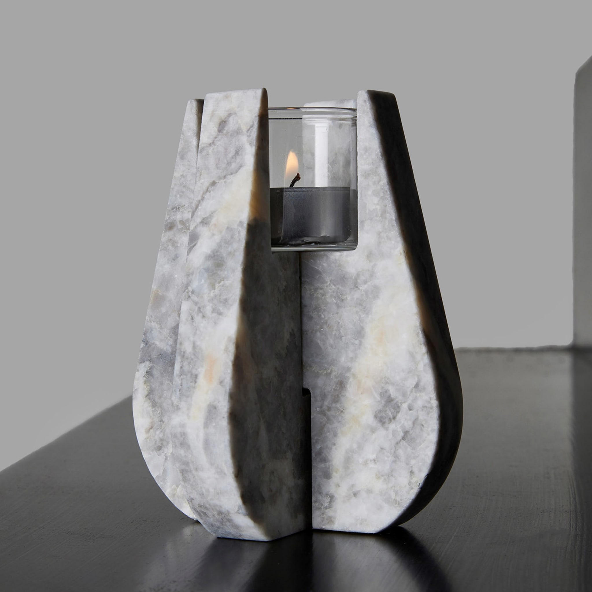 Drop Fior di Pesco T-Light Candleholder #2 by Alessandra Grasso - Alternative view 4