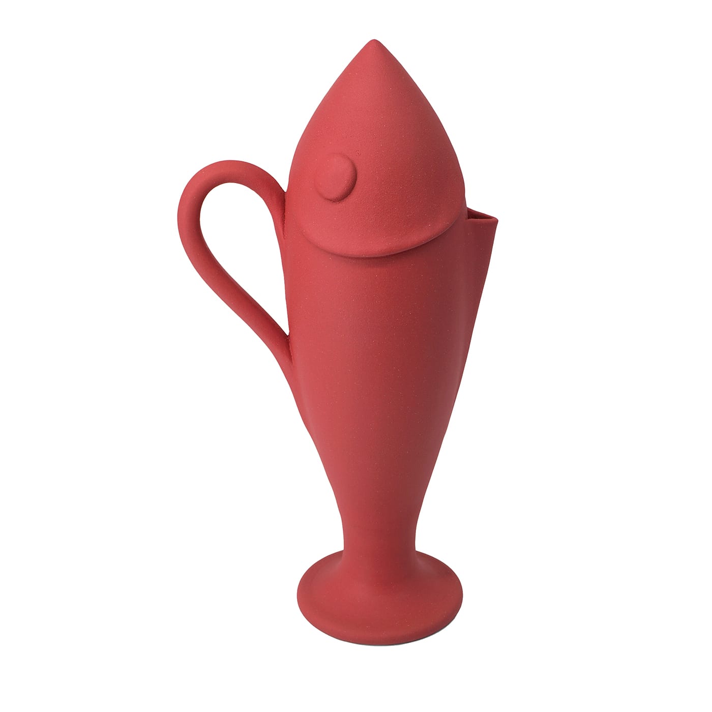 Trabocco Zoomorphic Red Pitcher - Pantoù Ceramics
