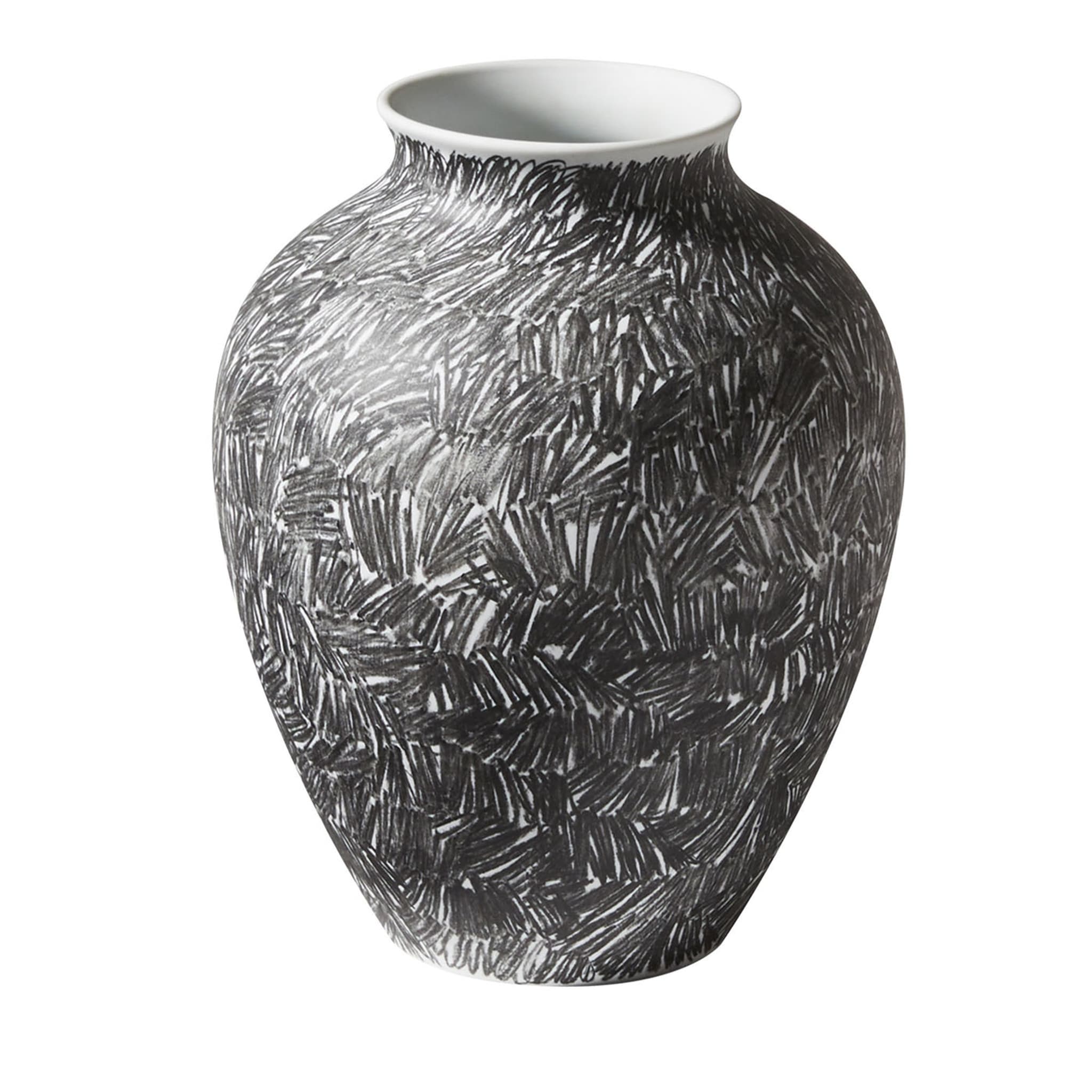 Post Scriptum Black & White Bulging Vase by Formafantasma #1 - Main view