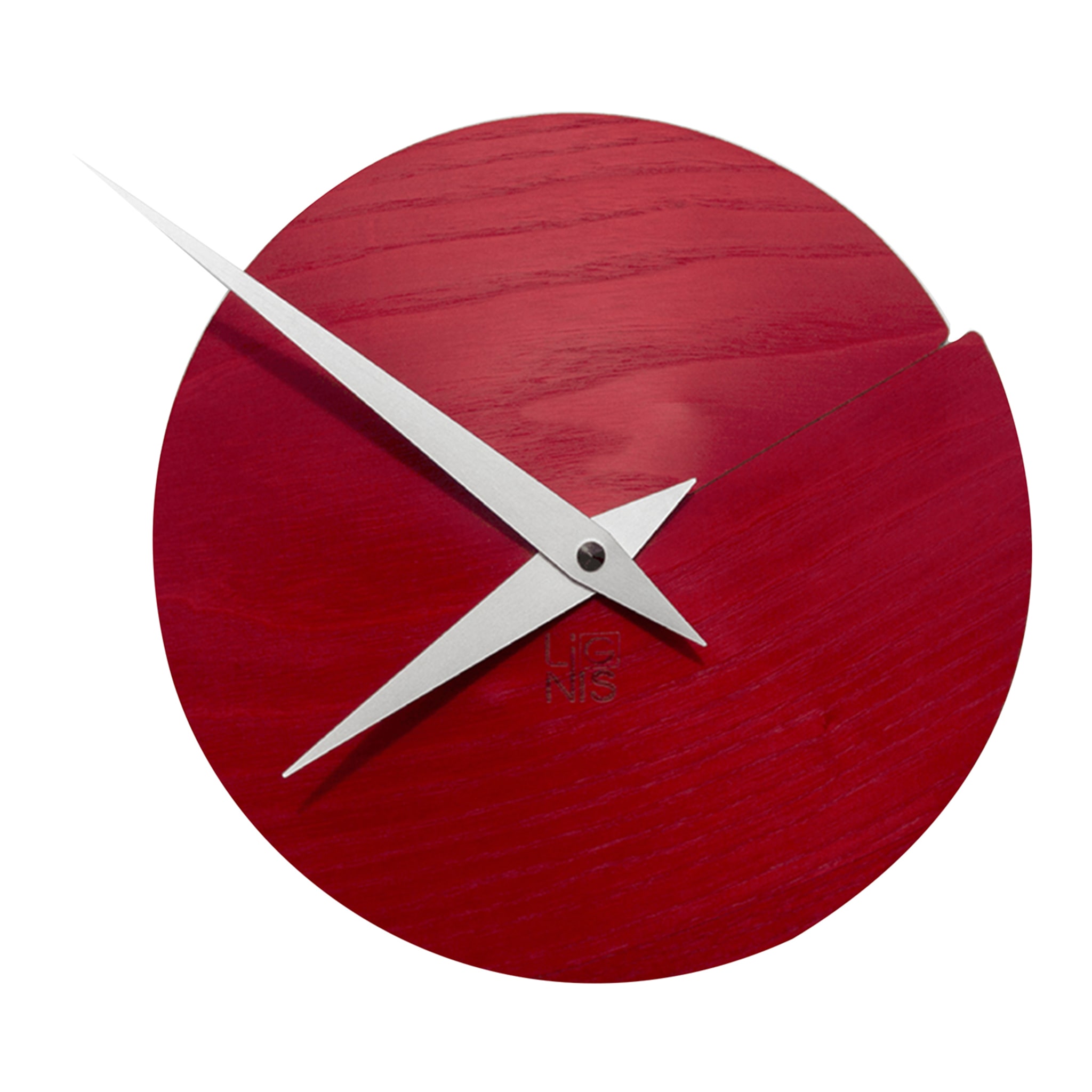 Vulcanello Red Wall Clock - Main view