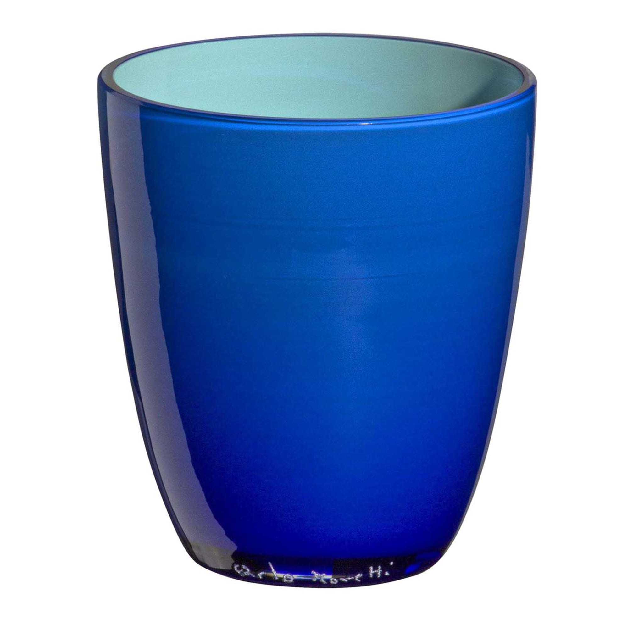 Pirus Vidrio Azul y Azul Claro de Carlo Moretti - Vista principal