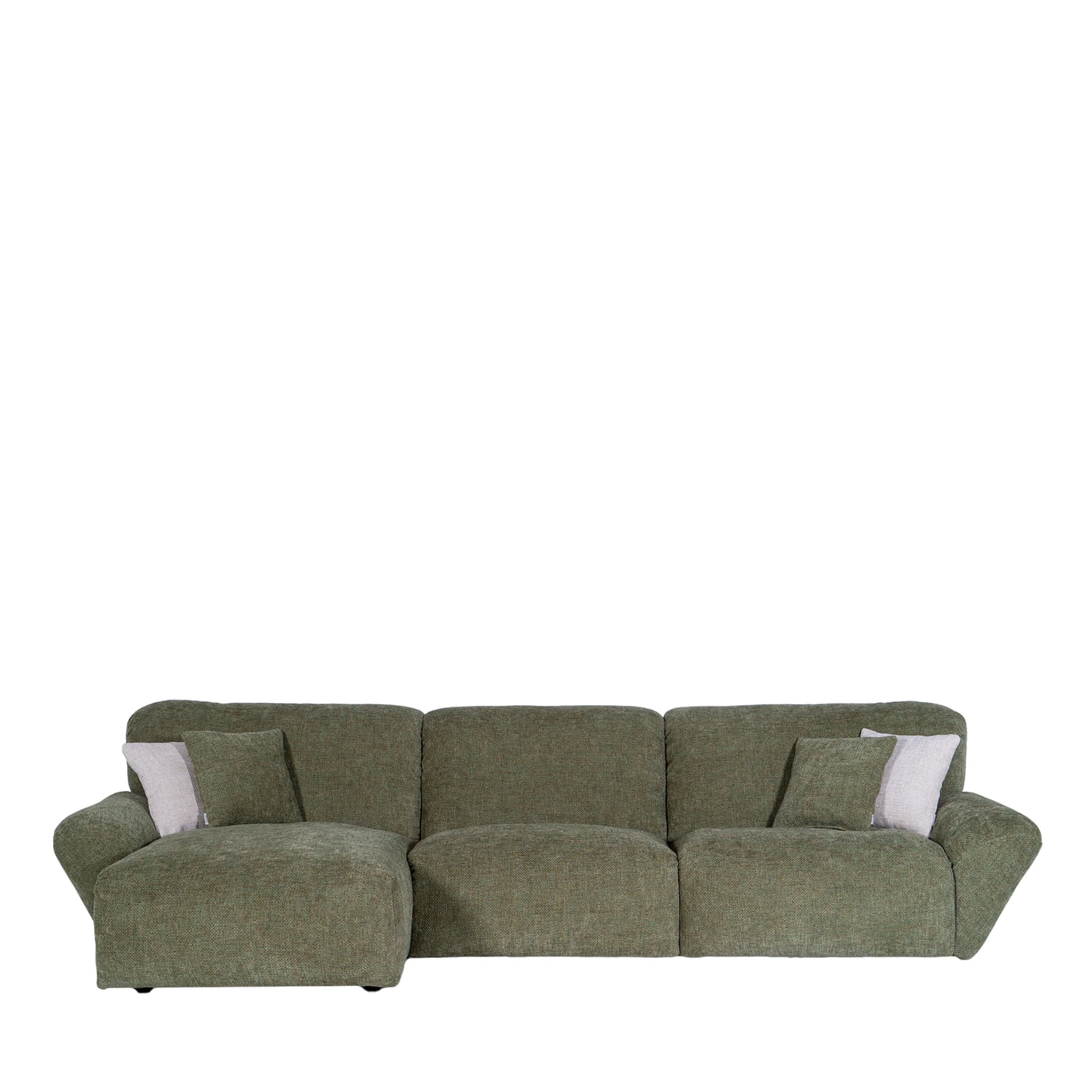 Beluga Grünes 3-sitzer-sofa von Marco &amp; Giulio Mantellassi - Hauptansicht