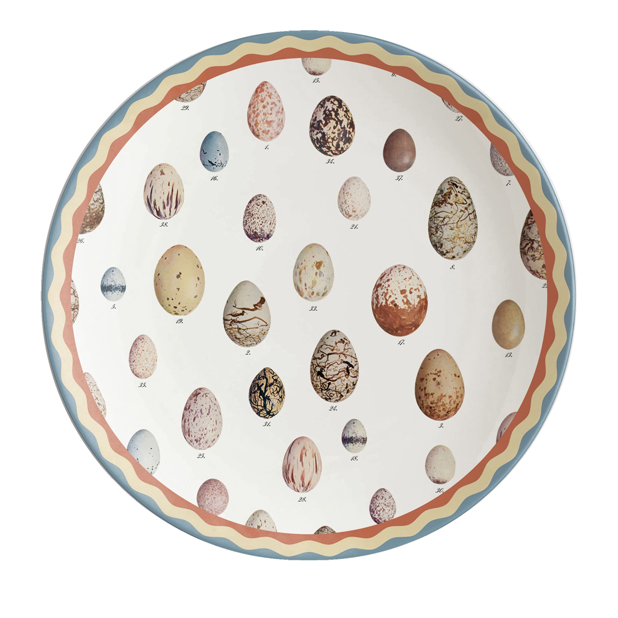 Cabinet De Curiosités Porcelain Dinner Plate With Eggs - Main view