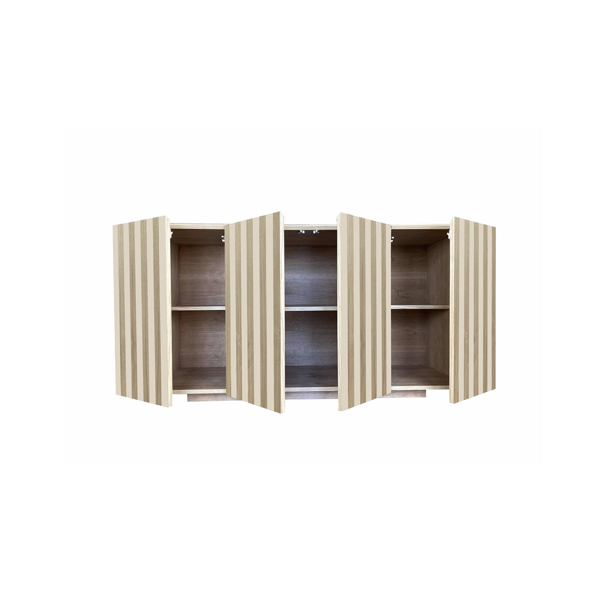 Md4 4-Door Striped Sideboard by Meccani Studio - Alternative view 4