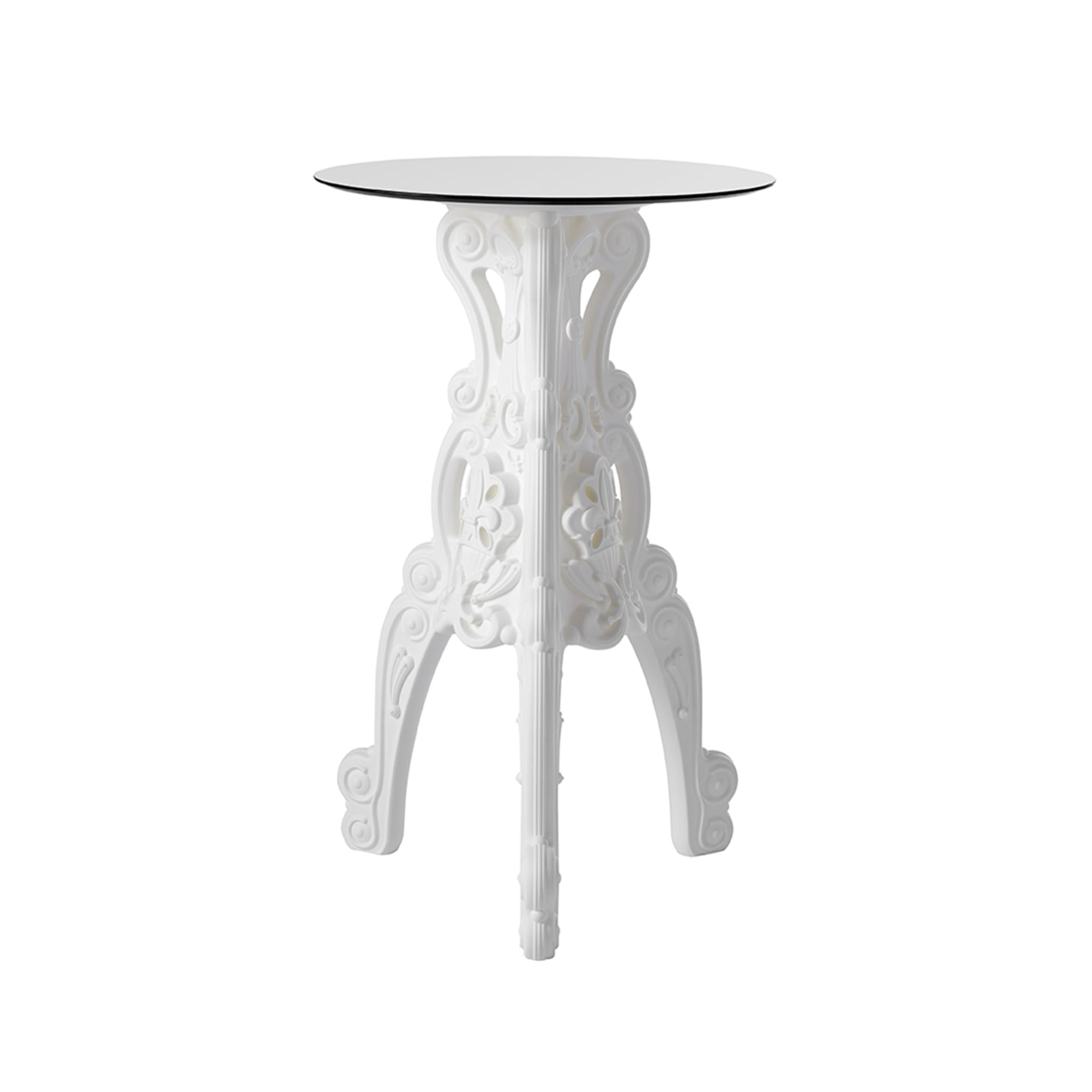 Master of Love White Bistro Table with Round Top - Alternative view 1