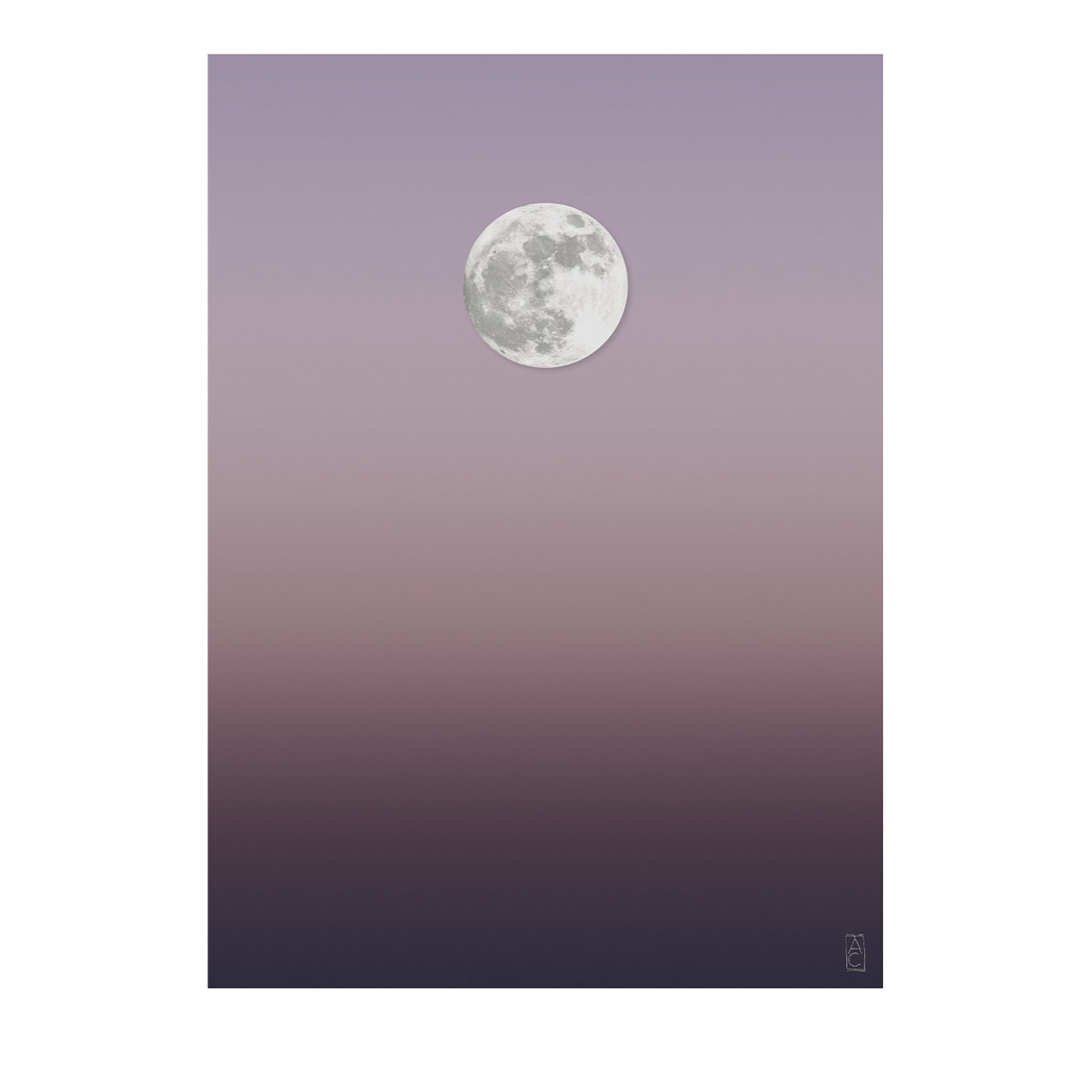Silver Moon 01 Print  - Main view