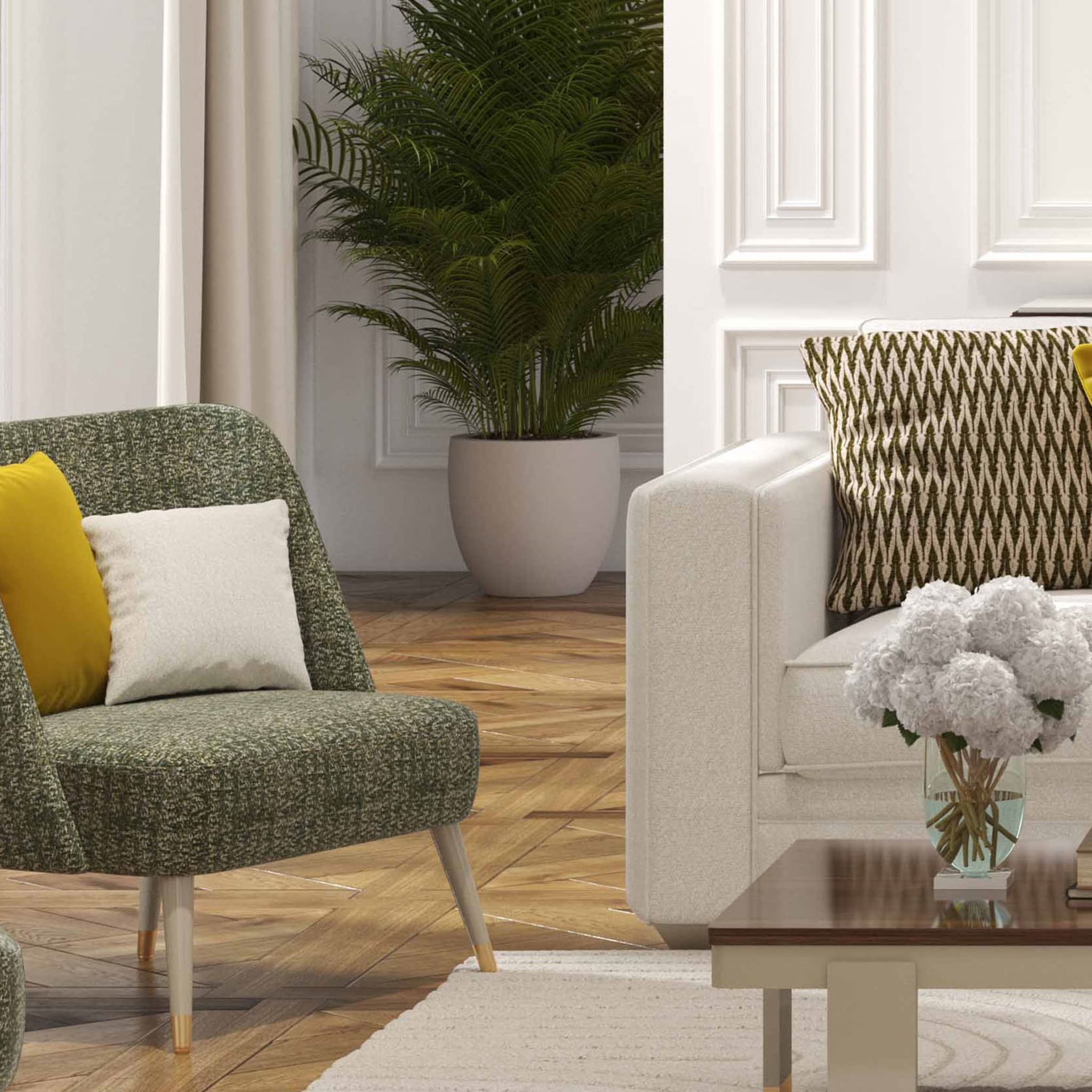 Amalfi Green Lounge Chair - Alternative view 1