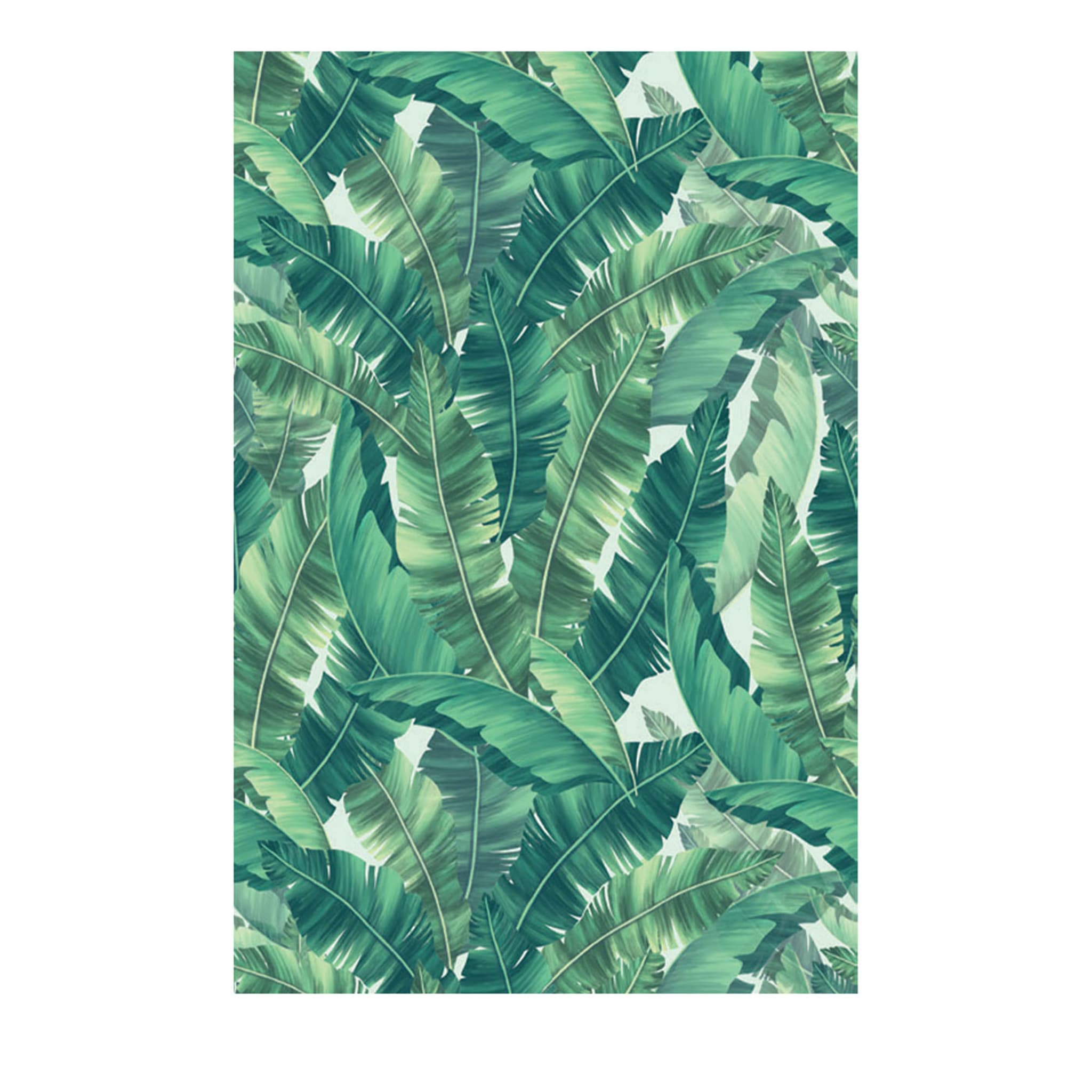 04 Green Leaf Outdoor Tapete - Hauptansicht