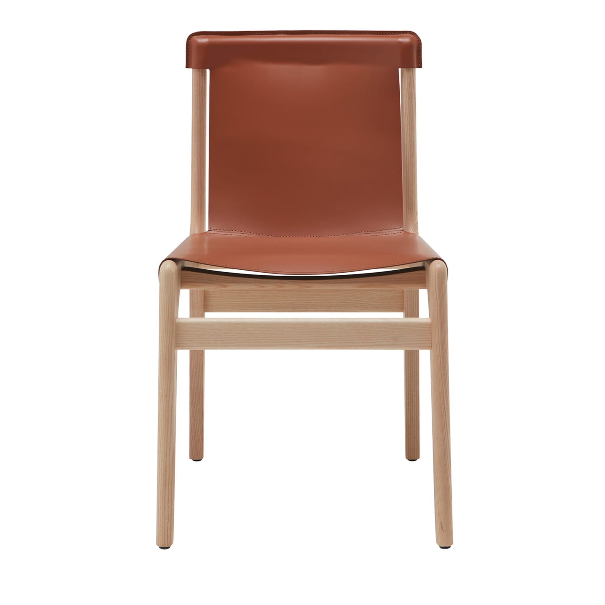 Chaise en cuir Burano par Balutto Associati - Vue principale