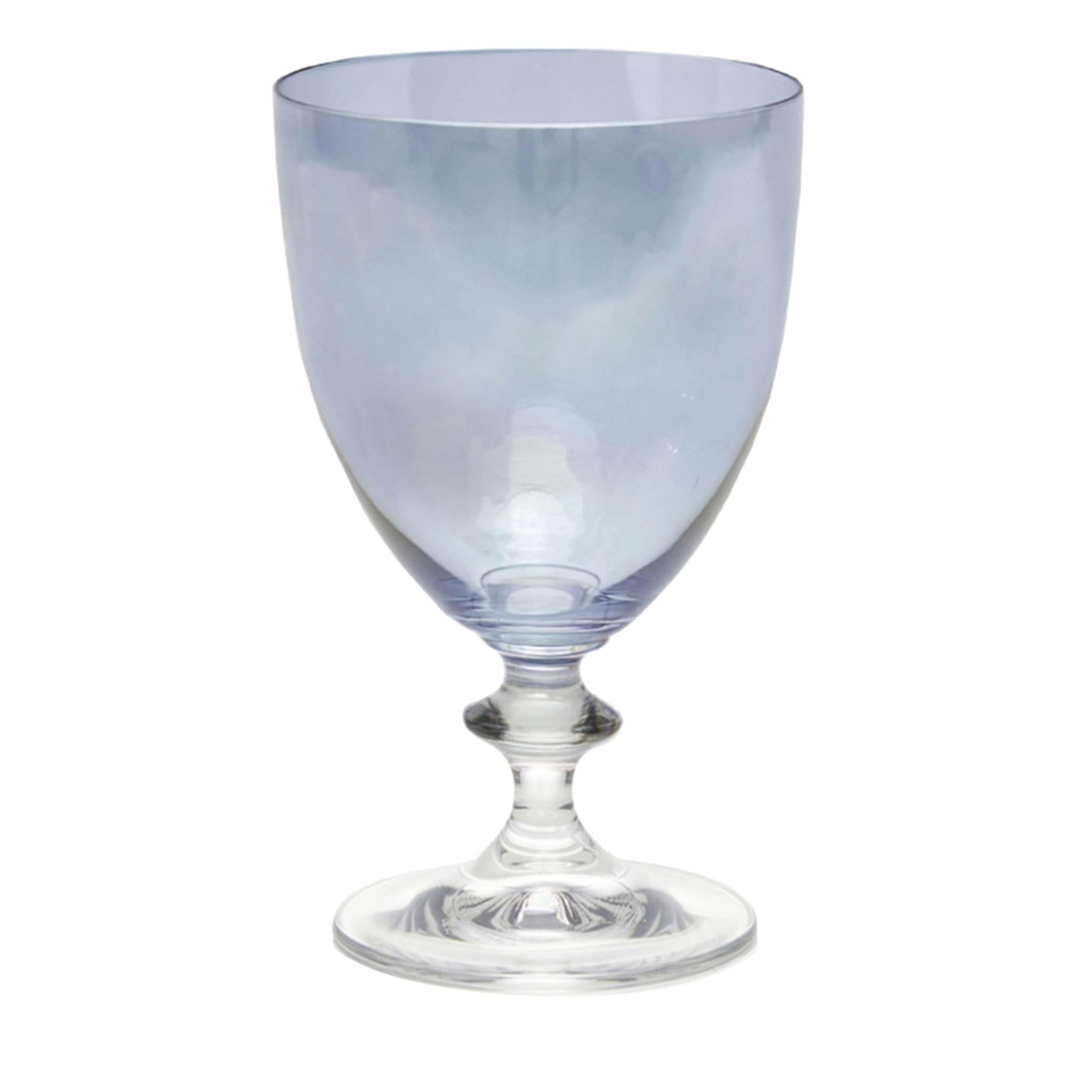Rosy Set of 2 Blue Water Goblets - Main view