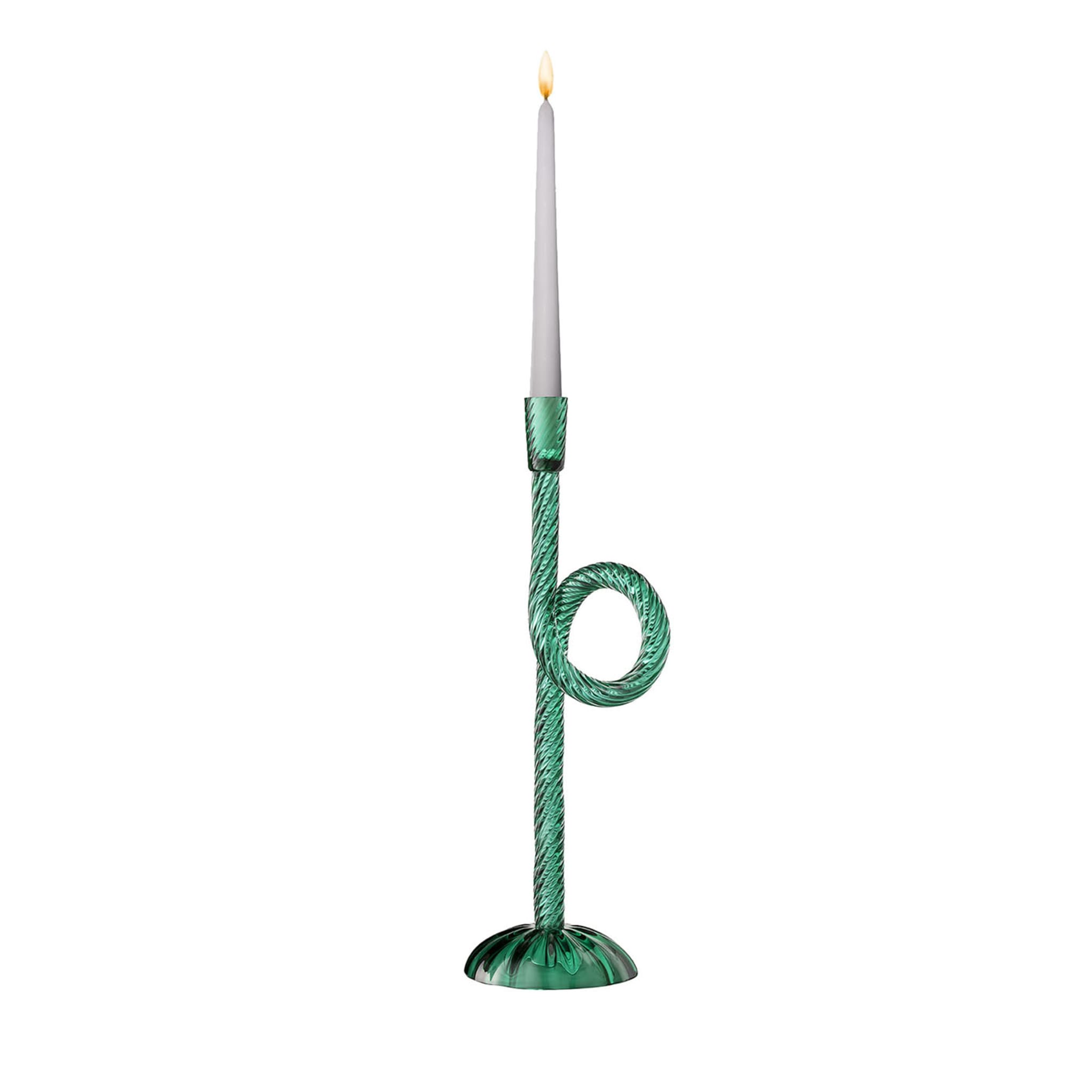 Venetian Green Knot Kerzenständer - Hauptansicht