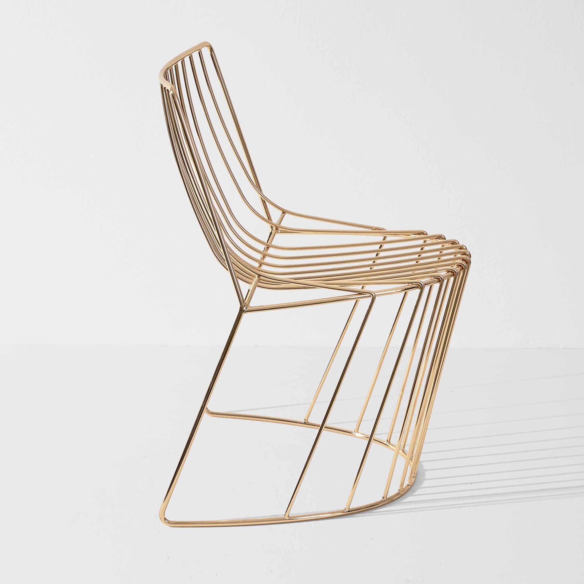 AMARONE LIGHT GOLD POLISHED CHAIR - Alternative view 1