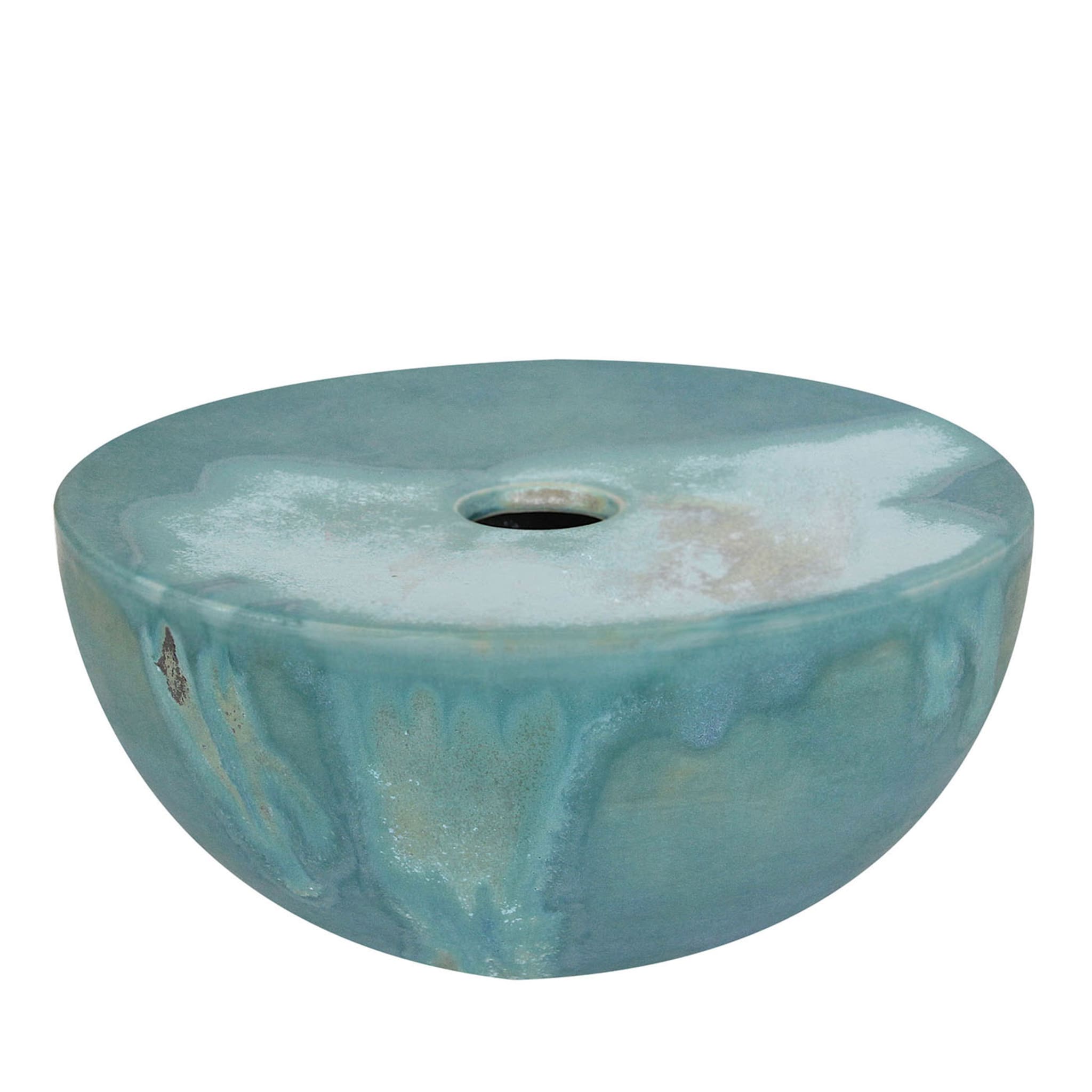 Petit vase Nébuleuse Turquoise  - Vue principale