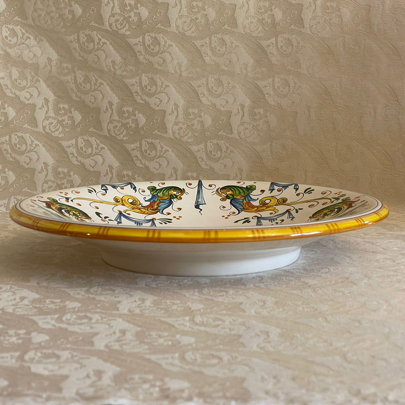Raphaelesque-style Ceramic Plate - Ceramiche Corsini