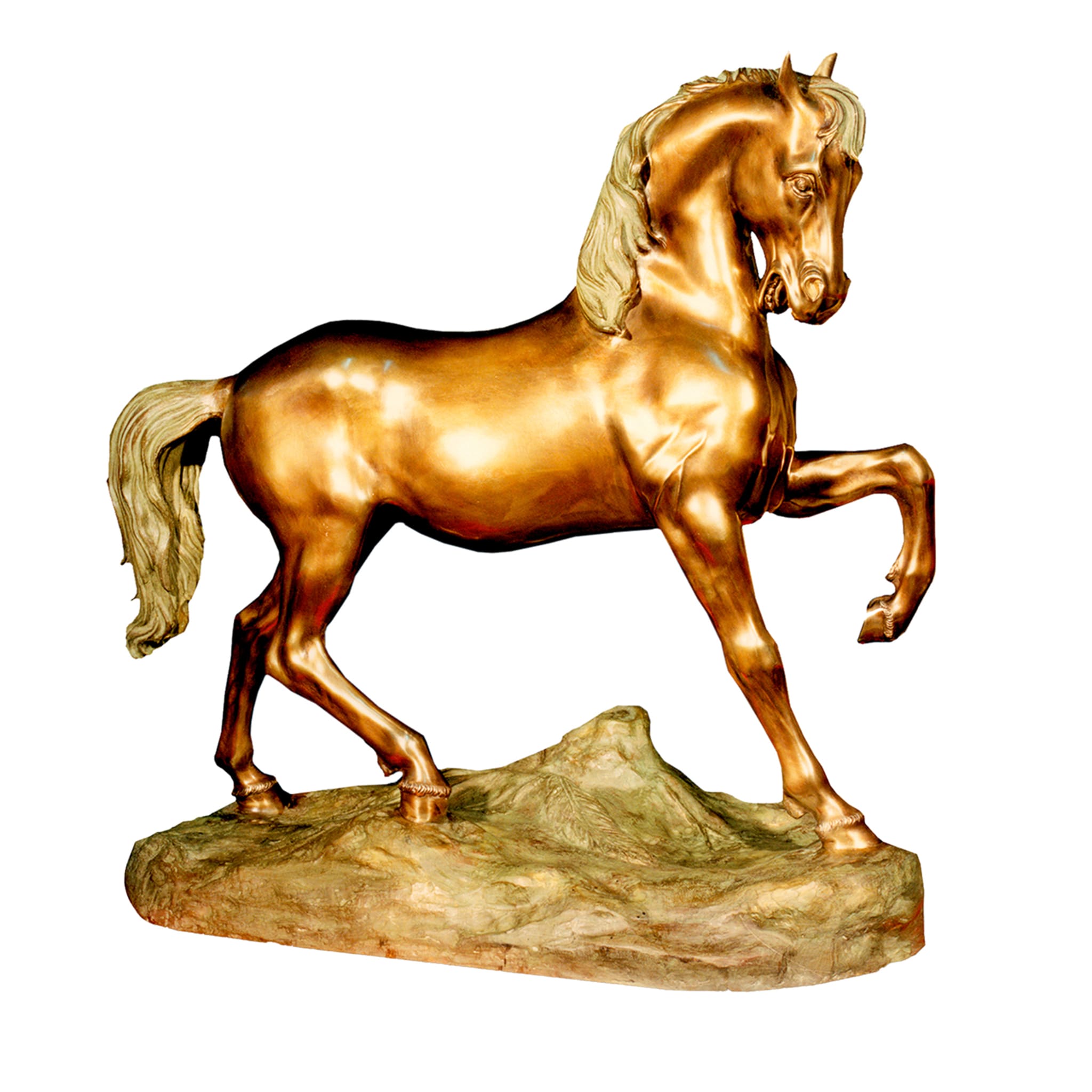Statua di Cavallo Selvaggio - Vista principale