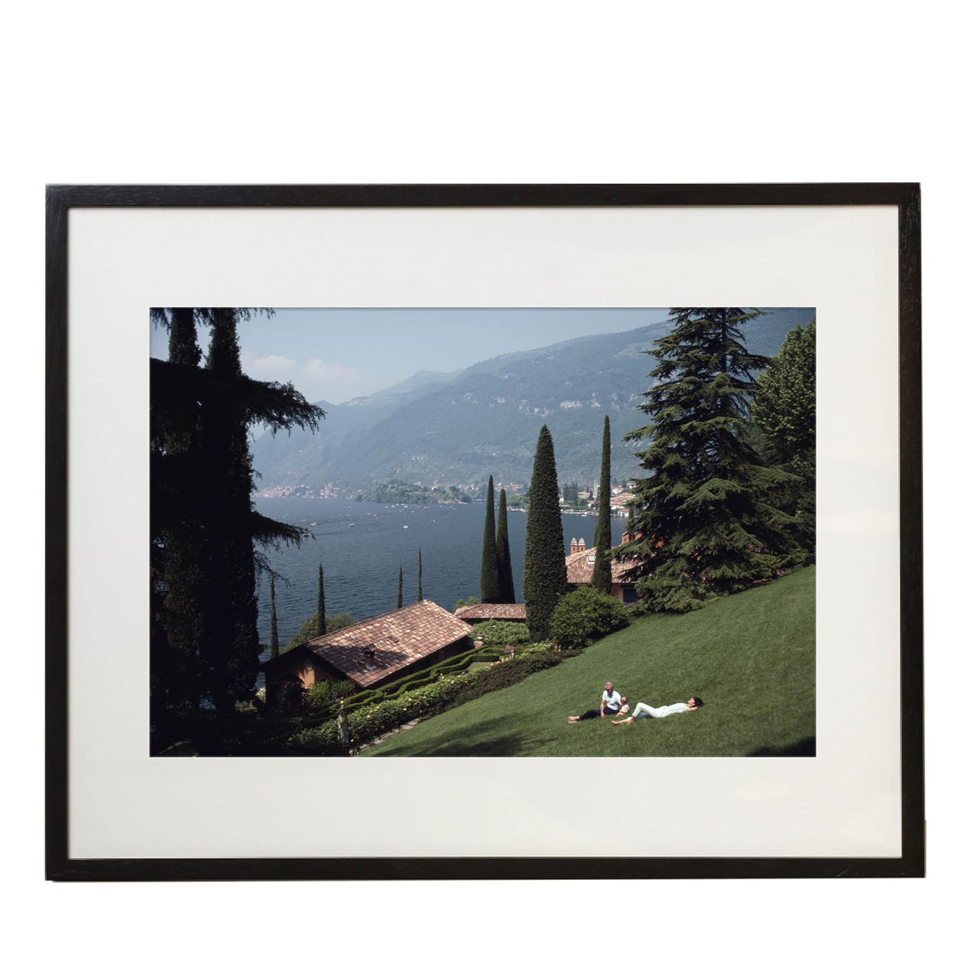 At Home With The Montegazzas Small Framed Print - Getty Images